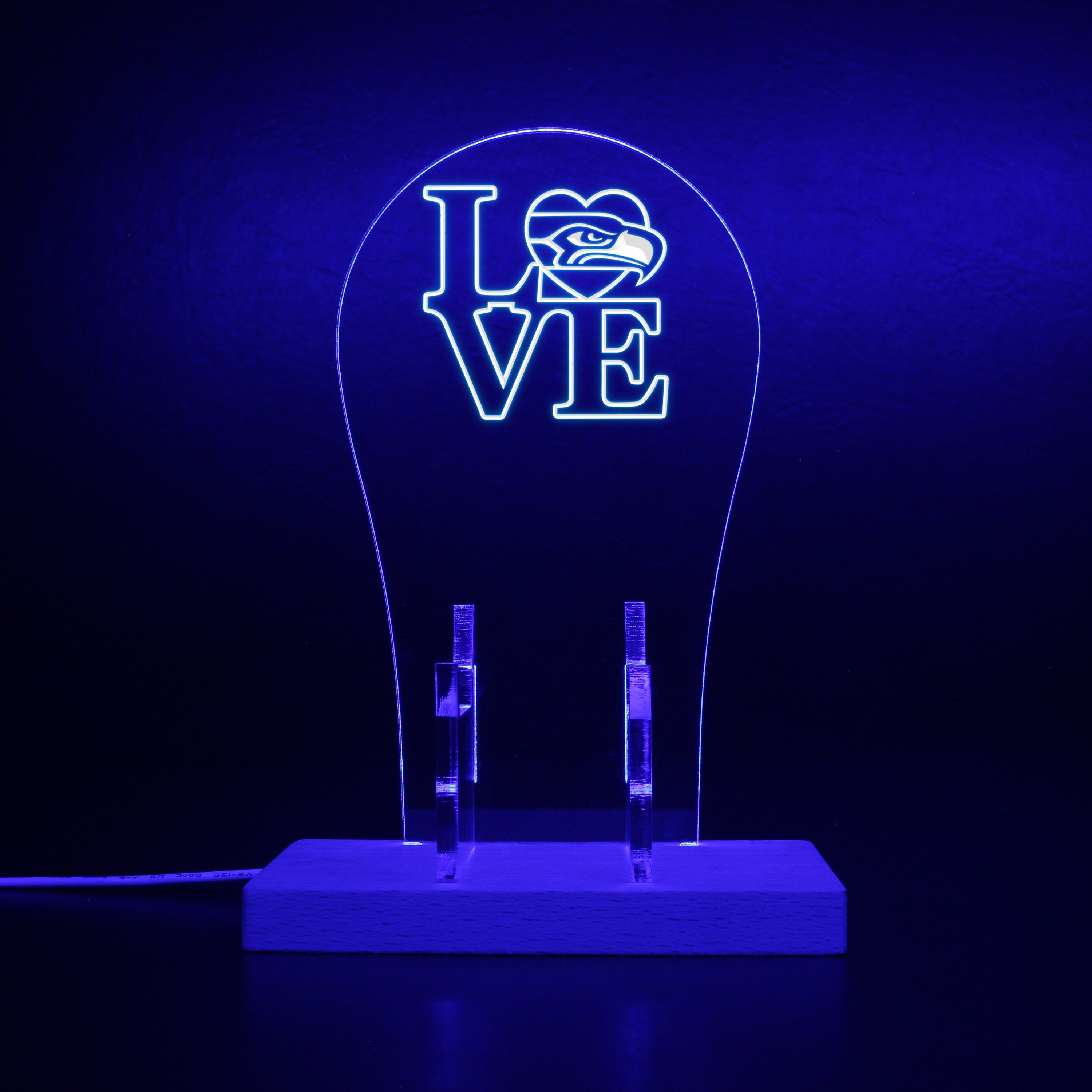 Love Seattle Seahawks RGB LED Gaming Headset Controller Stand