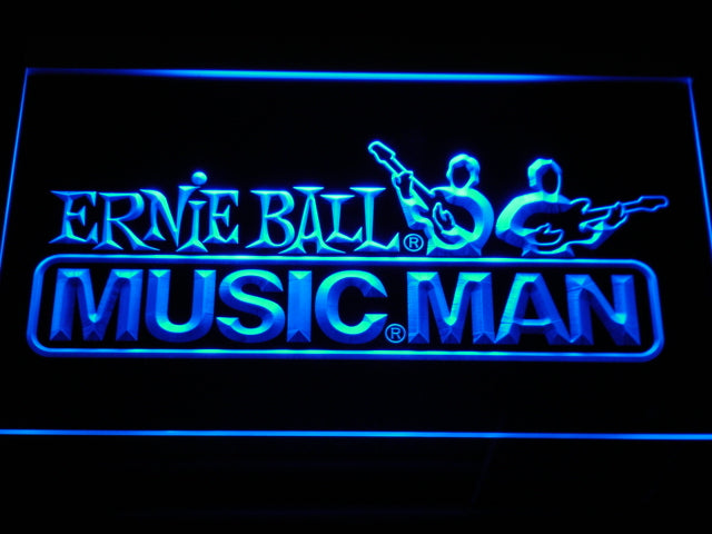 Ernie Ball Music Man Guitar Neon Light LED Sign