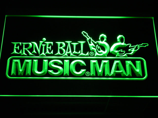 Ernie Ball Music Man Guitar Neon Light LED Sign