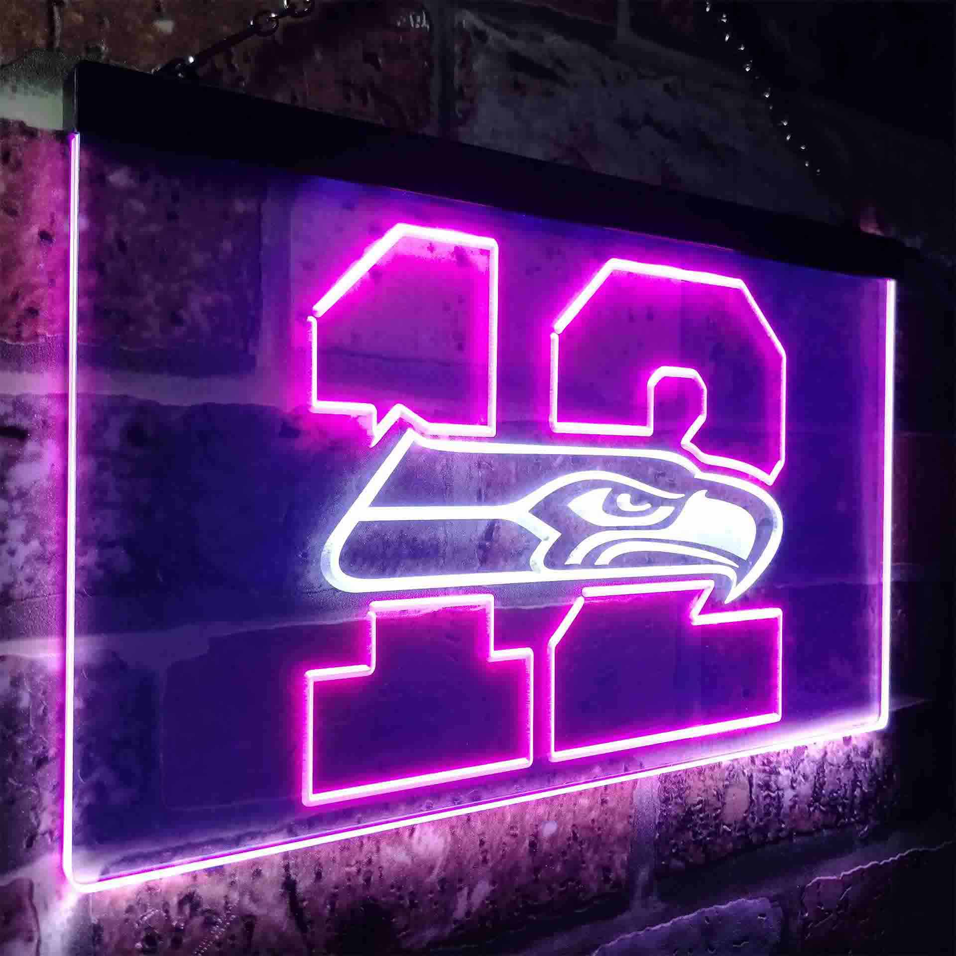 12th Man Seattle Seahawks LED Neon Sign