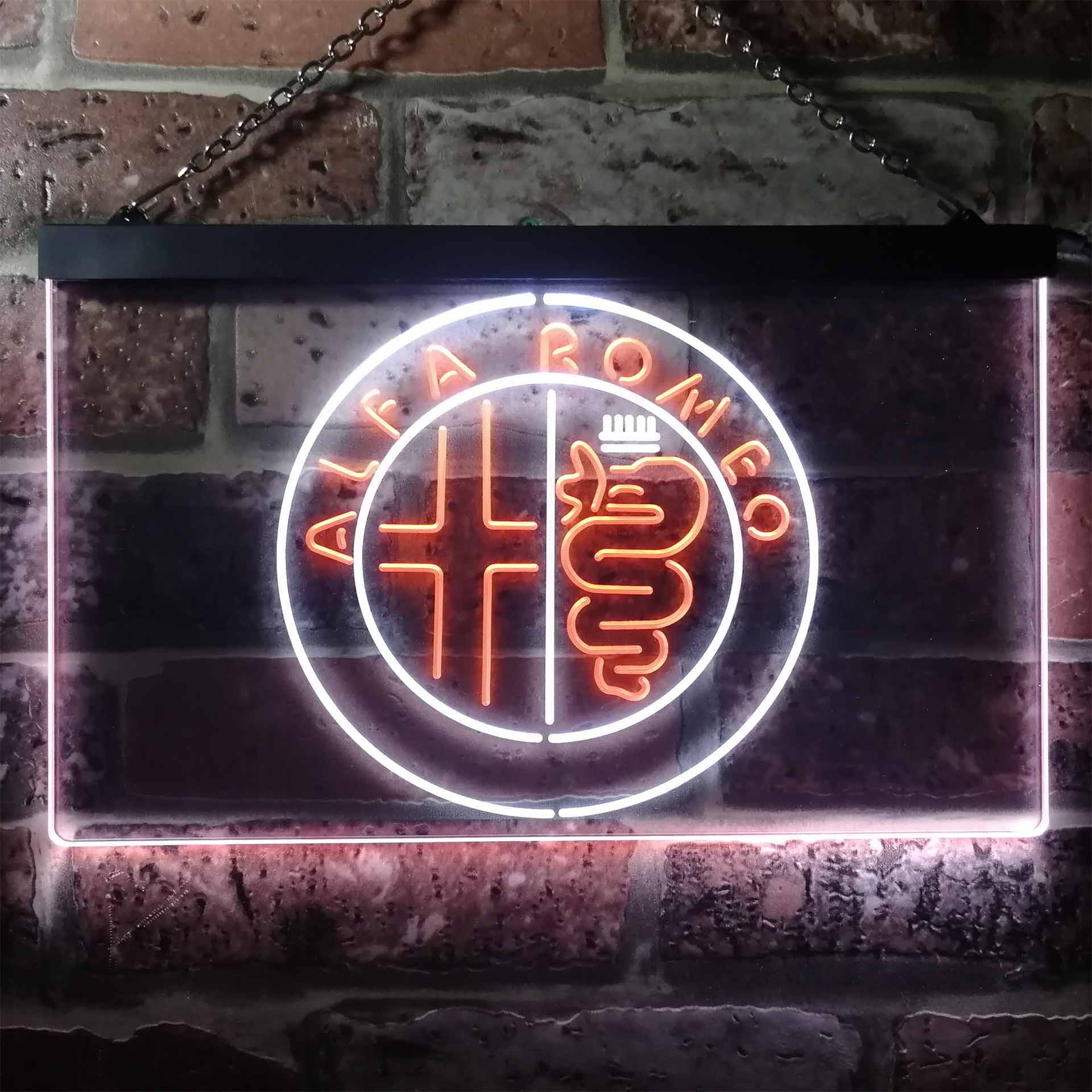 Alfa Romeo Car Garage Bar LED Neon Sign
