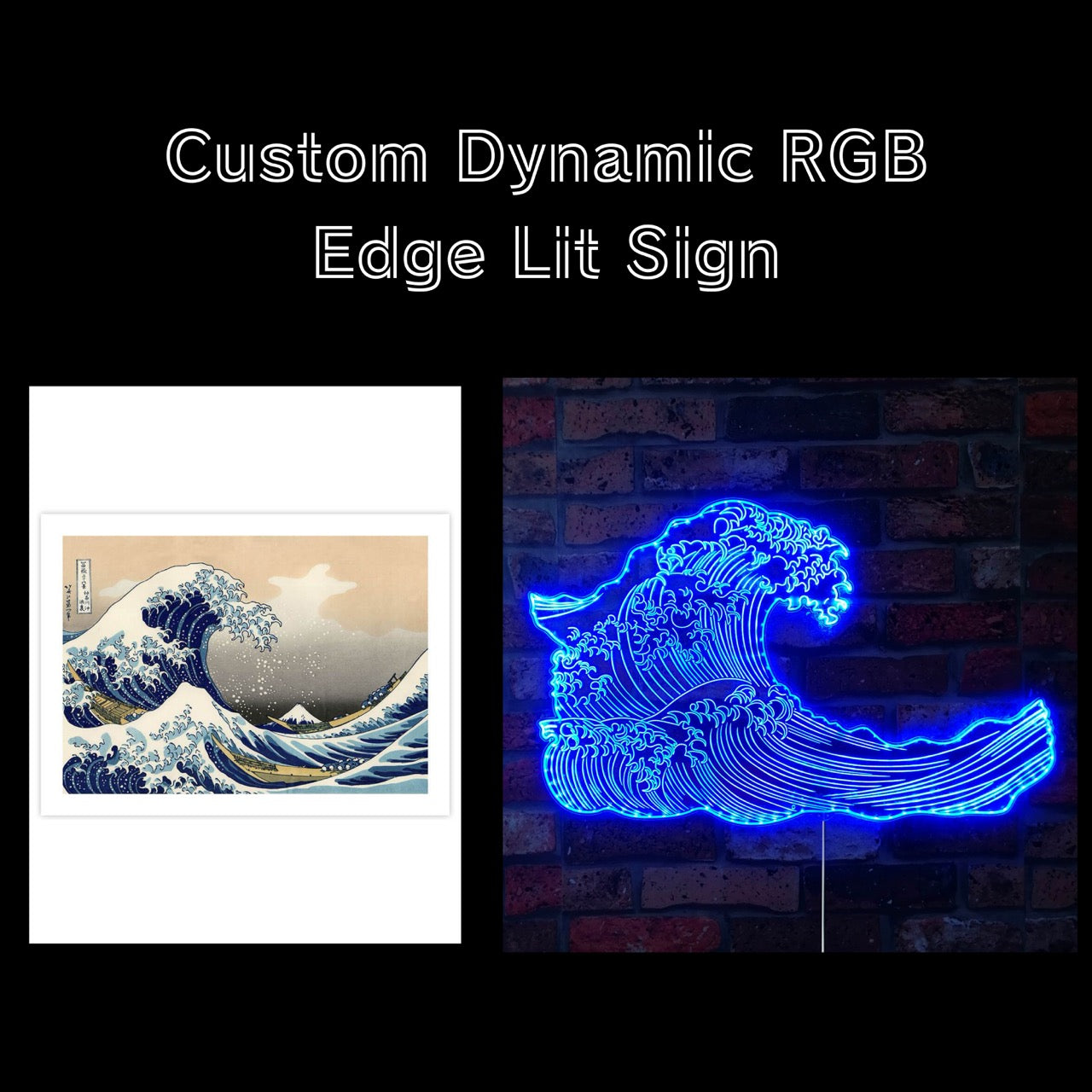 Custom Create Your Own Neon LED Sign with Dynamic RGB Colors