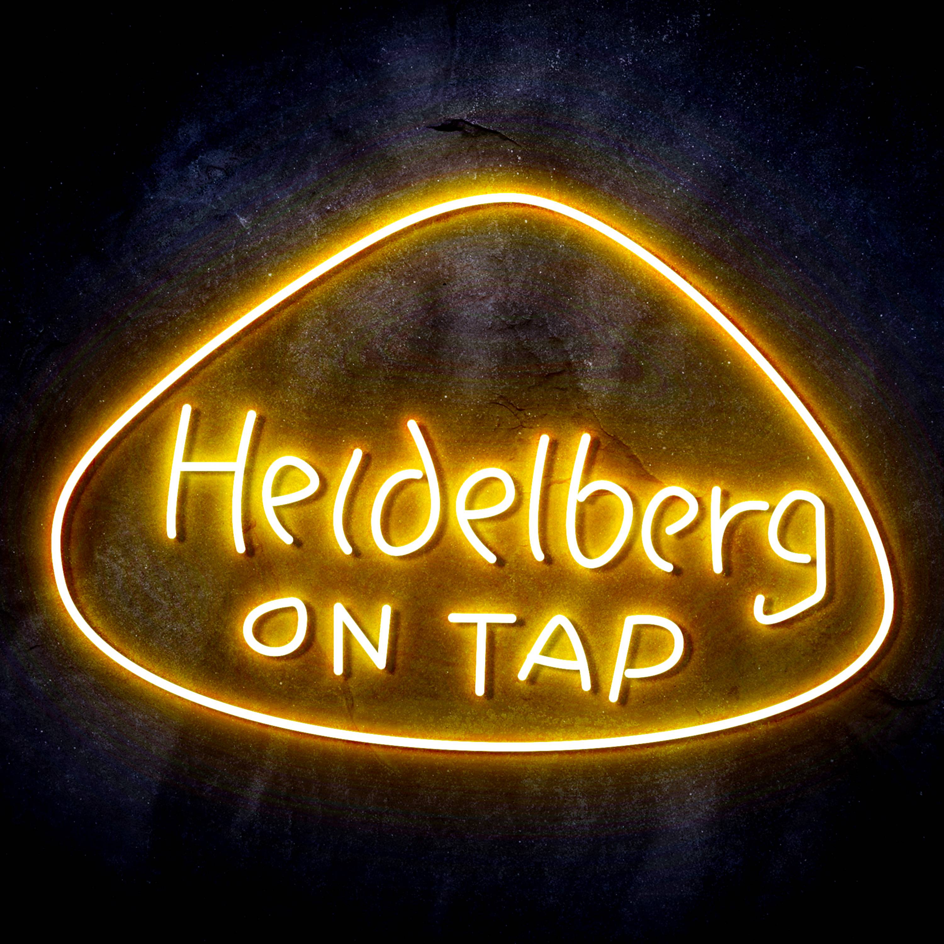 Heidelberg On Tap Flex Neon-like LED Sign