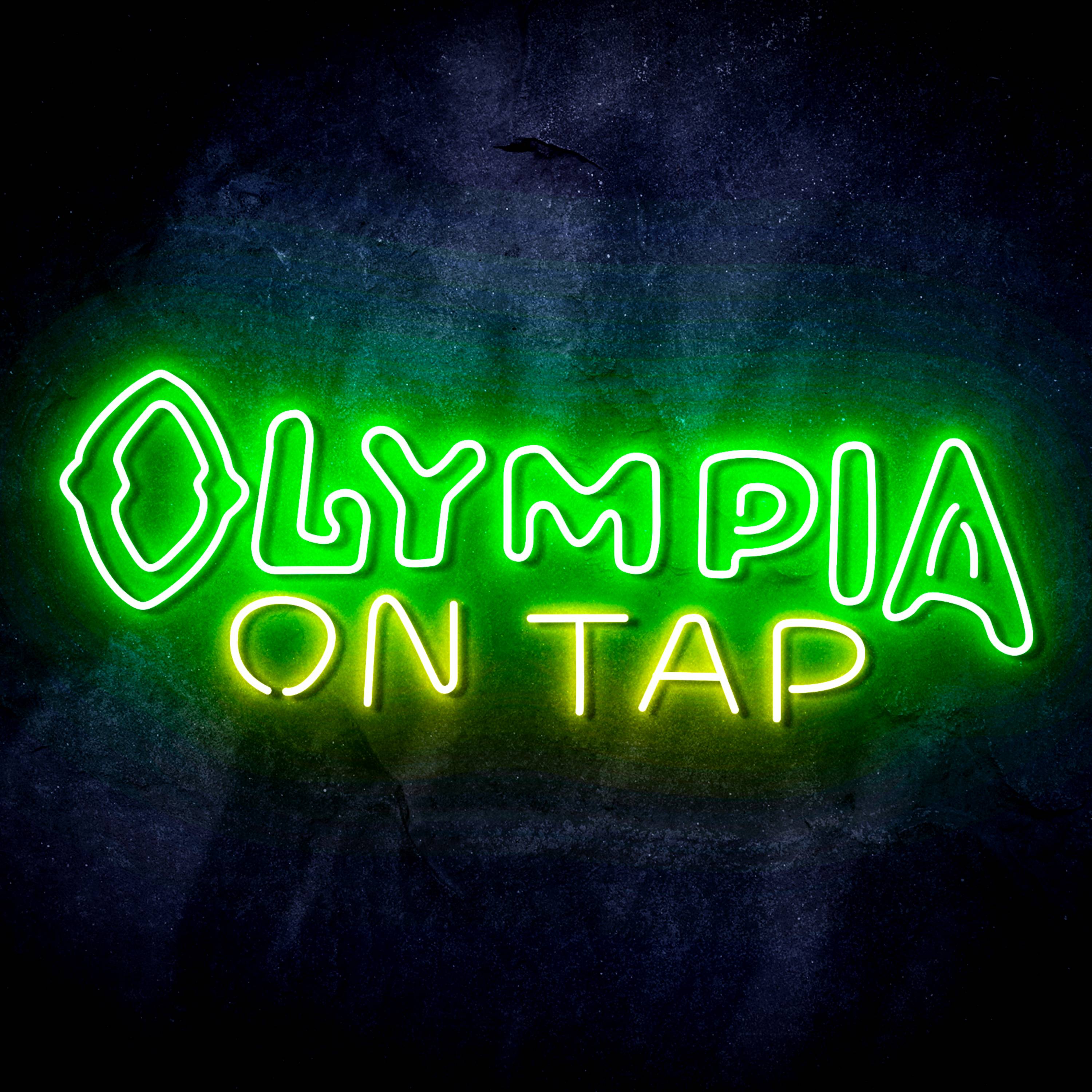 Olympia On Tap Flex Neon-like LED Sign