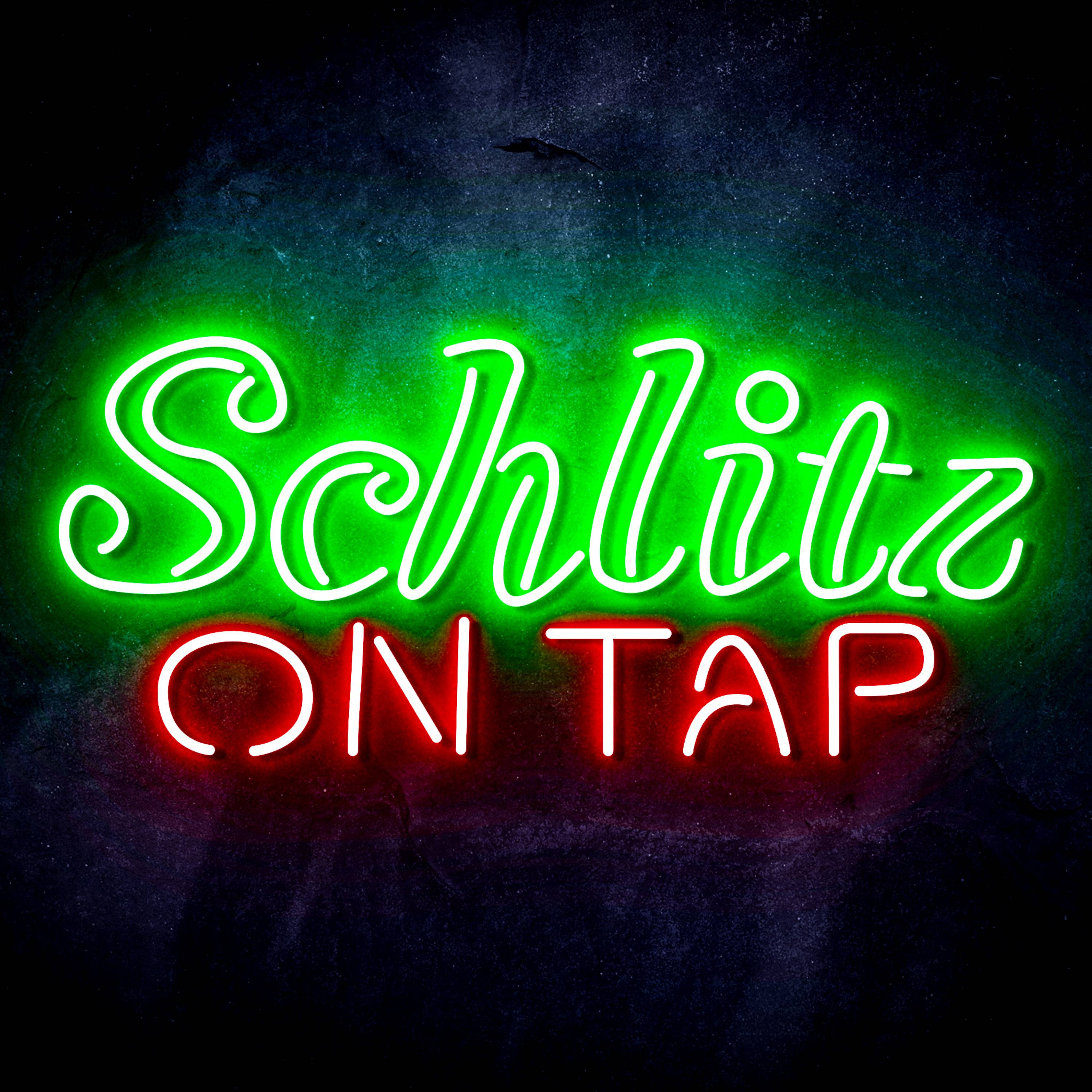 Schlitz On Tap Flex Neon-like LED Sign
