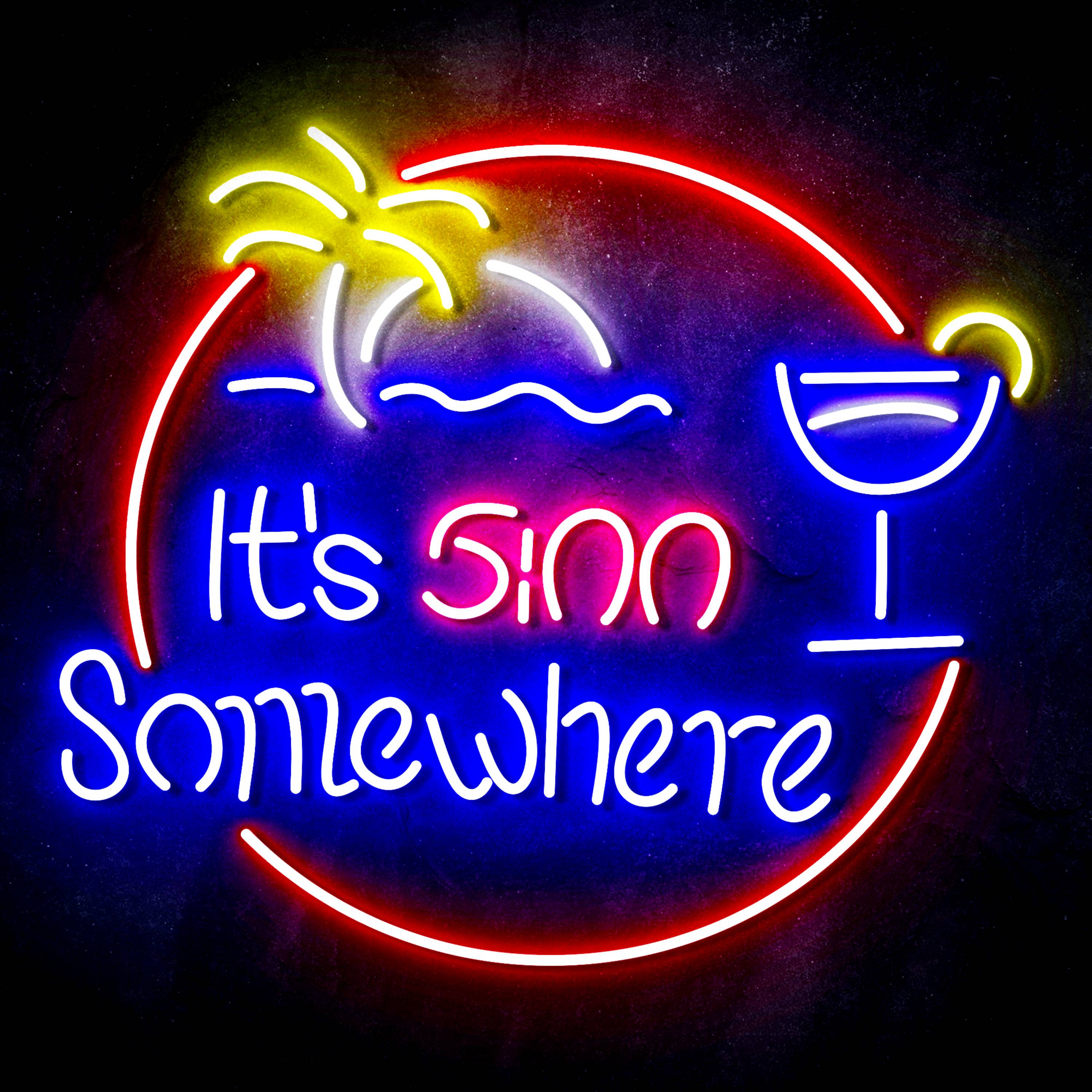 It's 5:00 Somewhere Flex Neon-like LED Sign