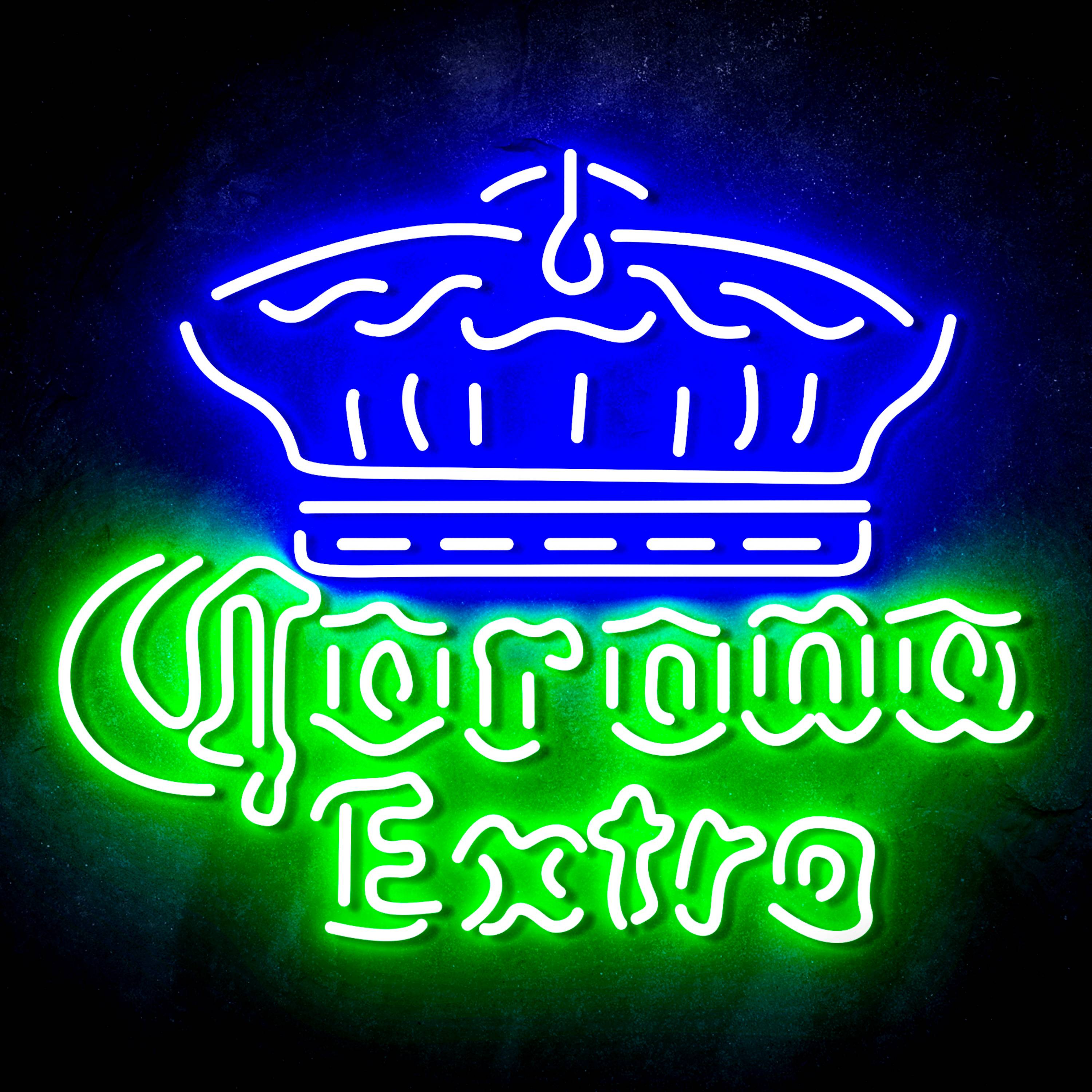 Corona Extra with Crown Flex Neon-like LED Sign