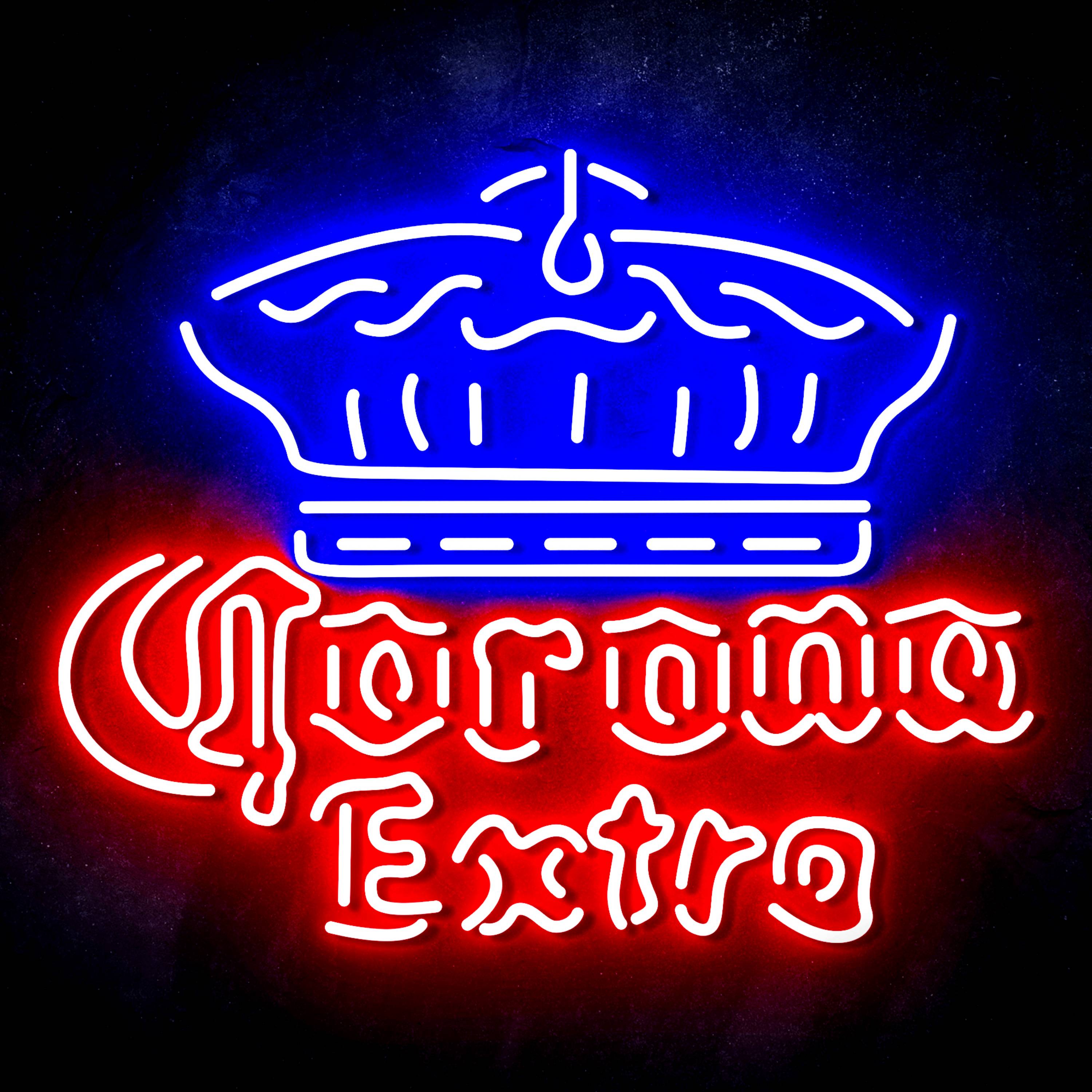 Corona Extra with Crown Flex Neon-like LED Sign