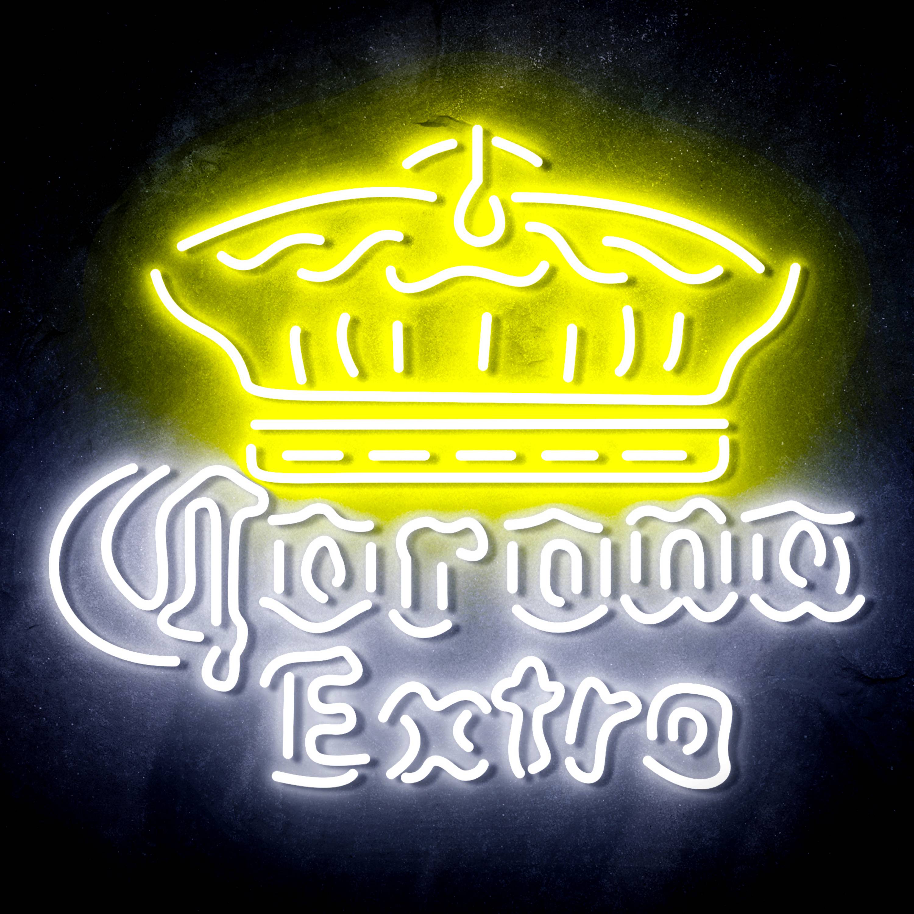 Corona Extra with Crown Flex Neon-like LED Sign