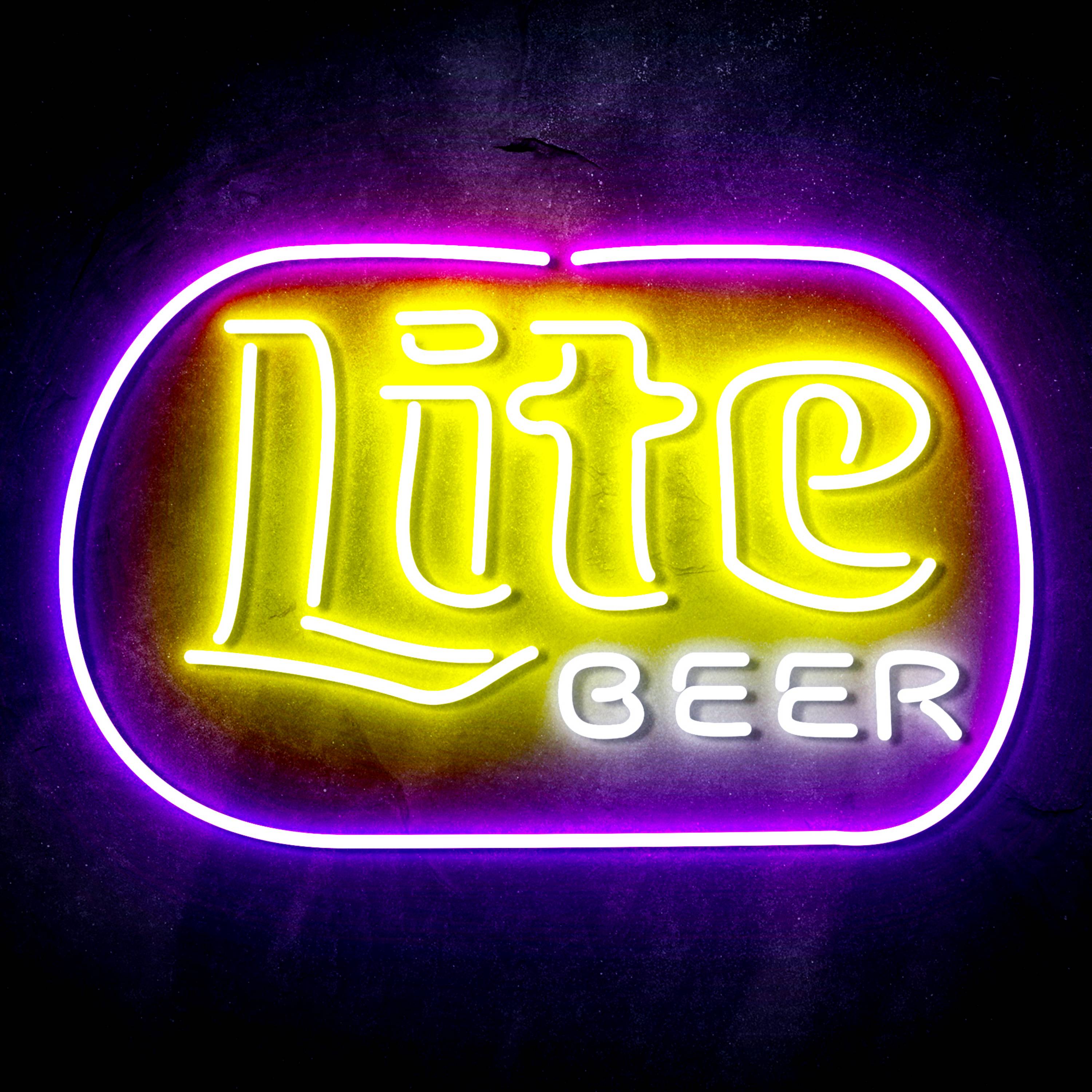 Miller Lite Beer Flex Neon-like LED Sign