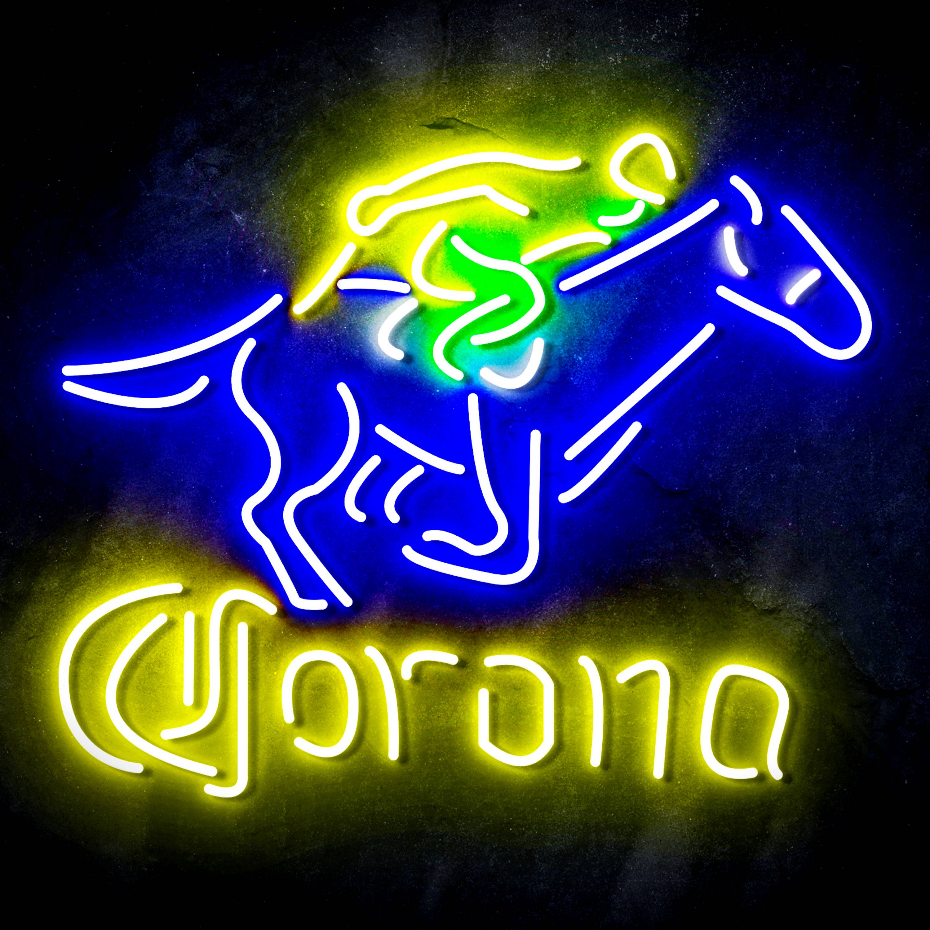 Croona with Racing Horse Flex Neon-like LED Sign