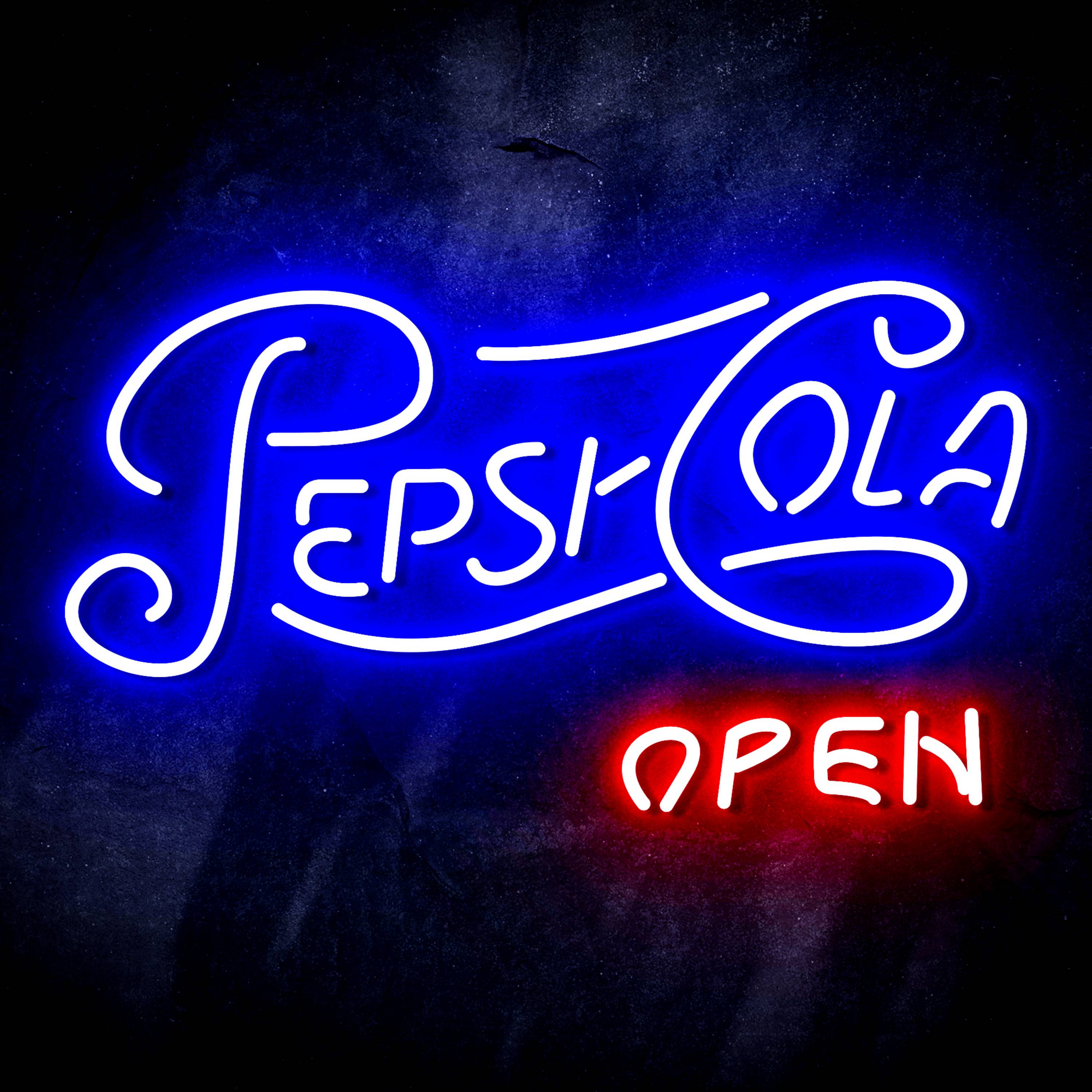 Pepsi Cola Open Sign Flex Neon-like LED Sign