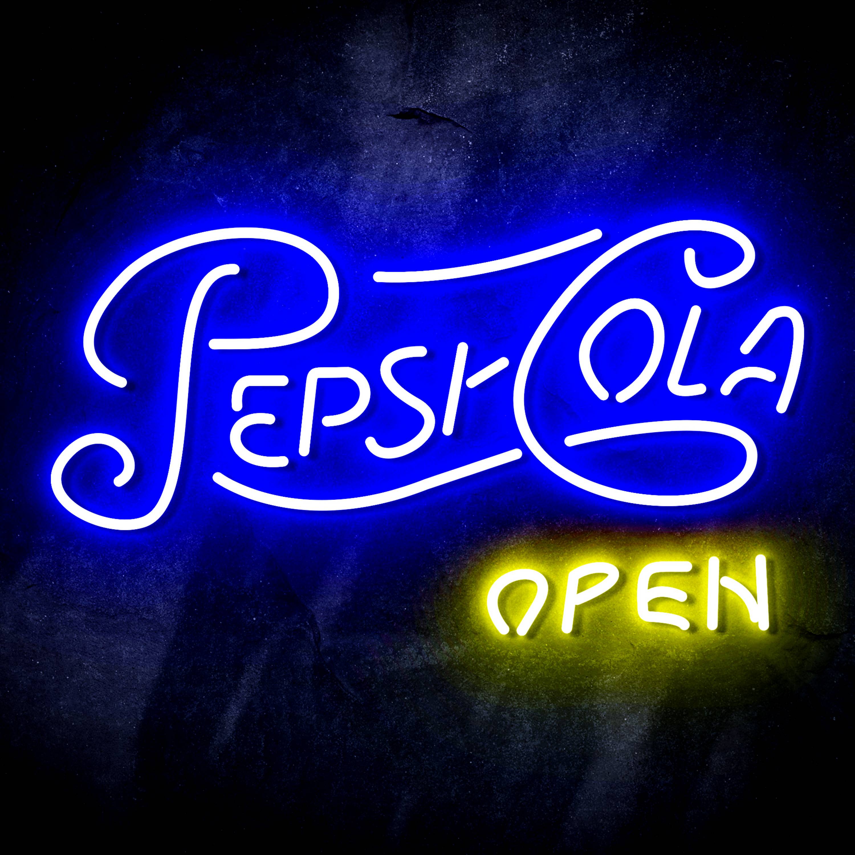 Pepsi Cola Open Sign Flex Neon-like LED Sign