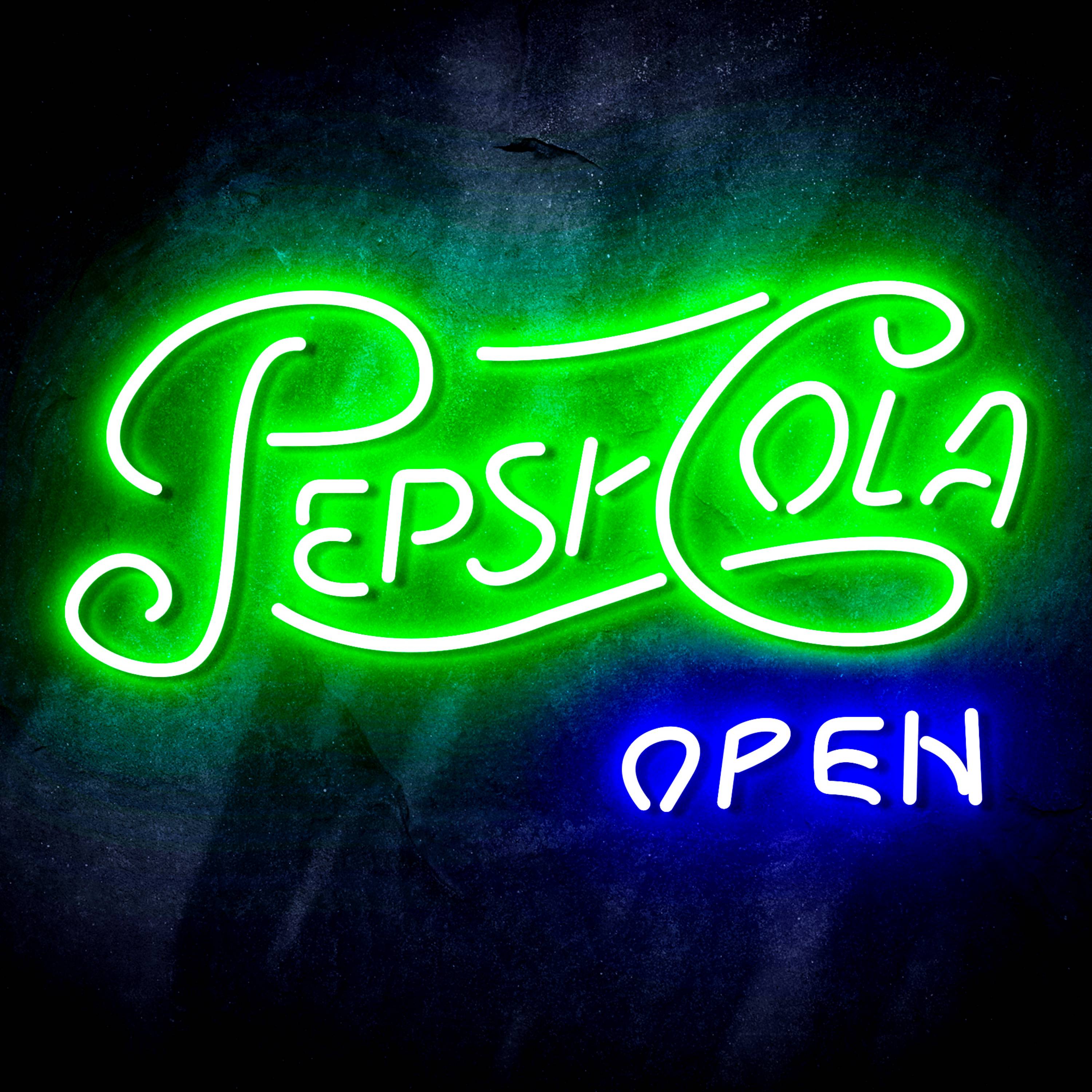 Pepsi Cola Open Sign Flex Neon-like LED Sign