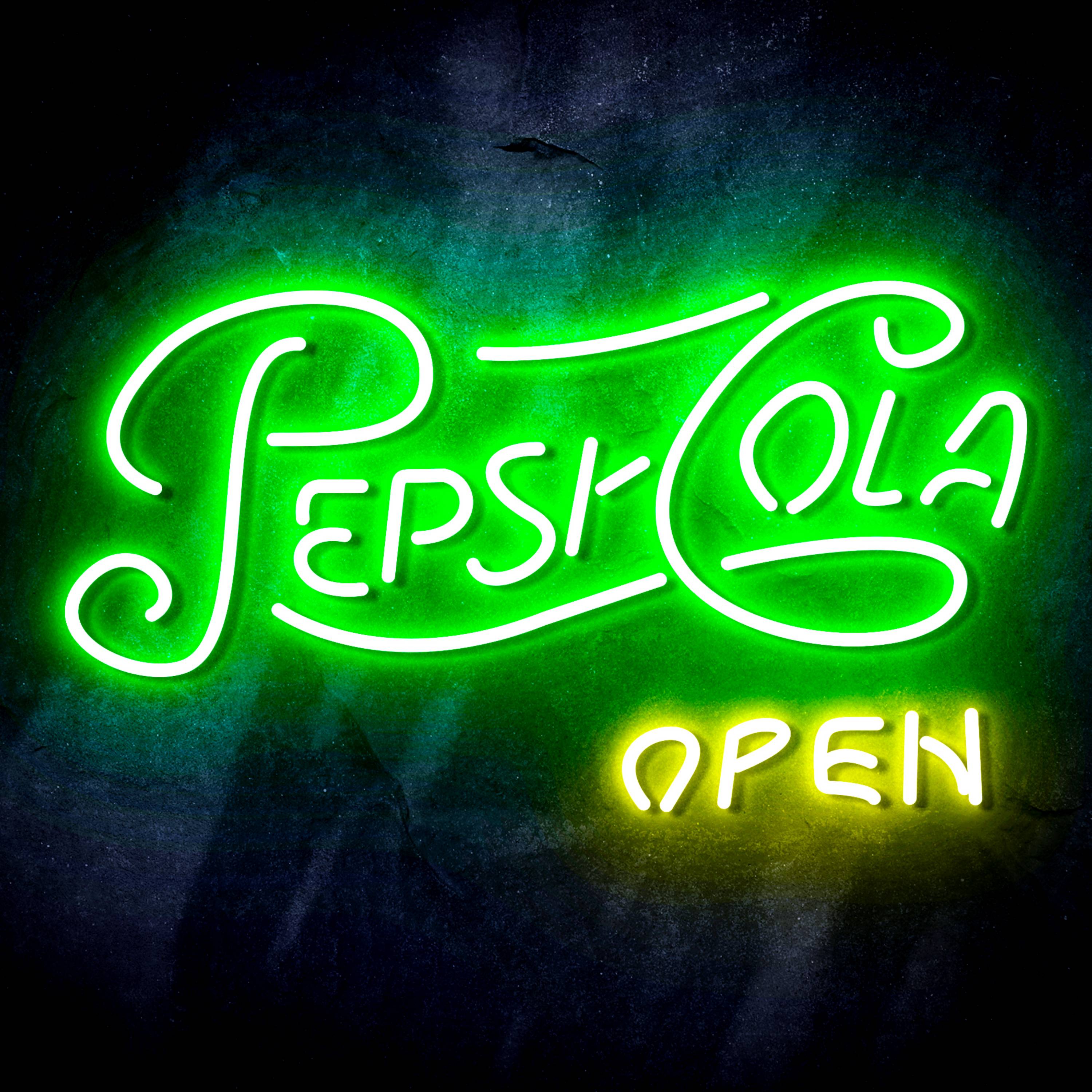 Pepsi Cola Open Sign Flex Neon-like LED Sign