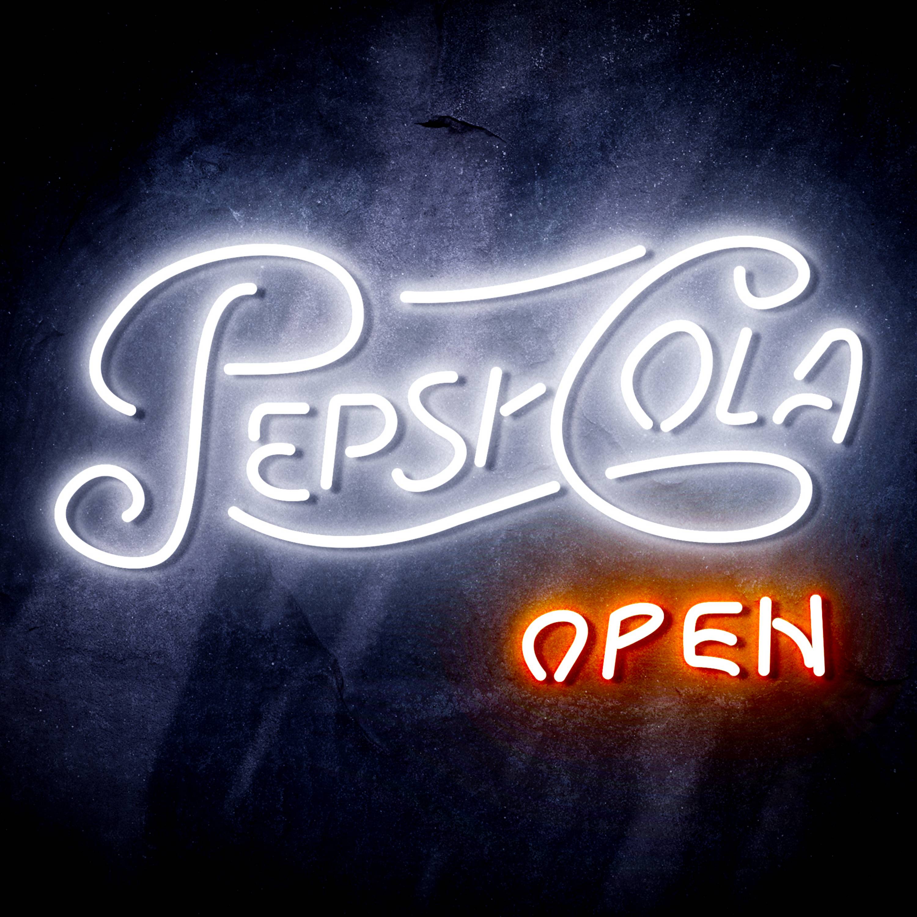 Pepsi Cola Open Sign Flex Neon-like LED Sign