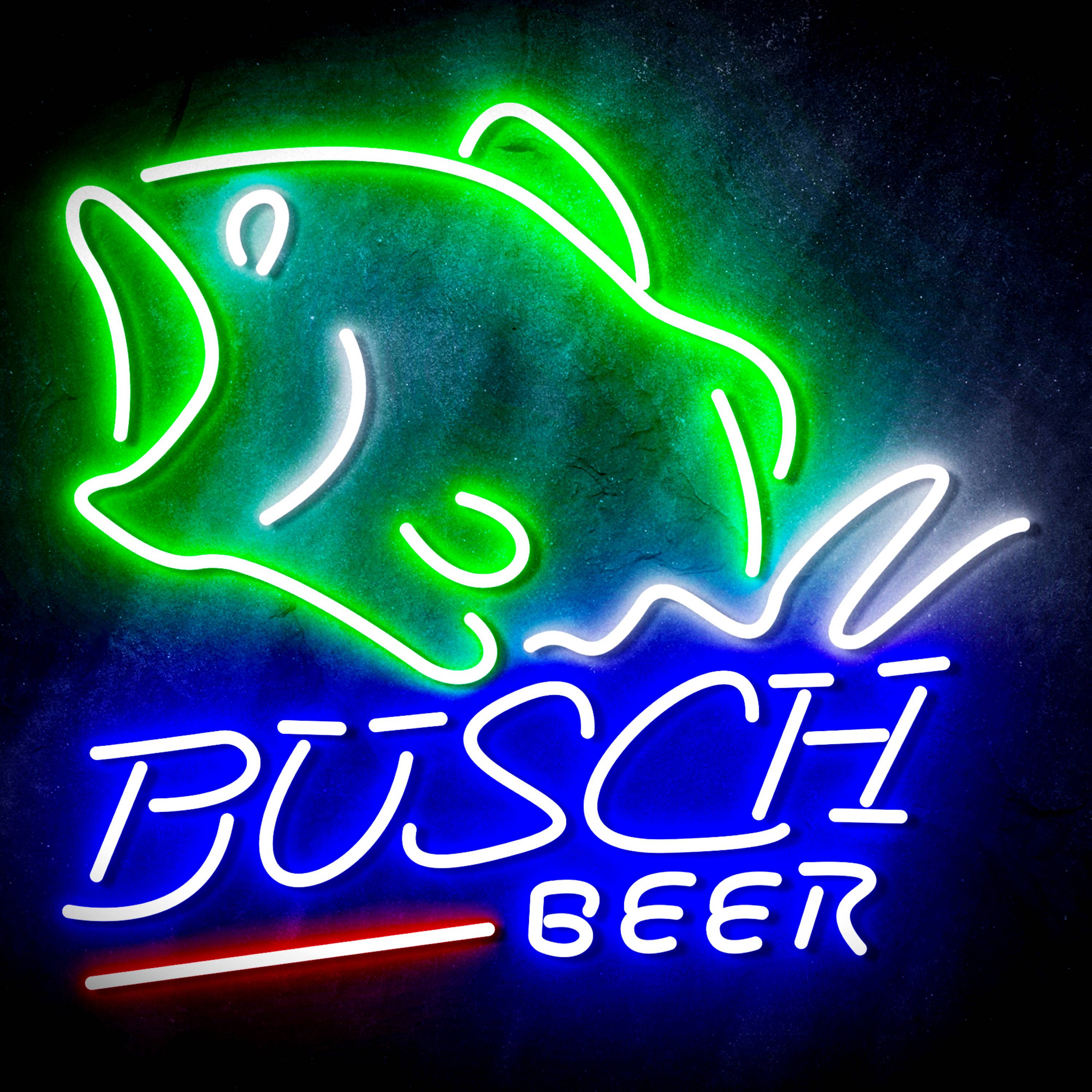 Busch Beer Fish Flex Neon-like LED Sign