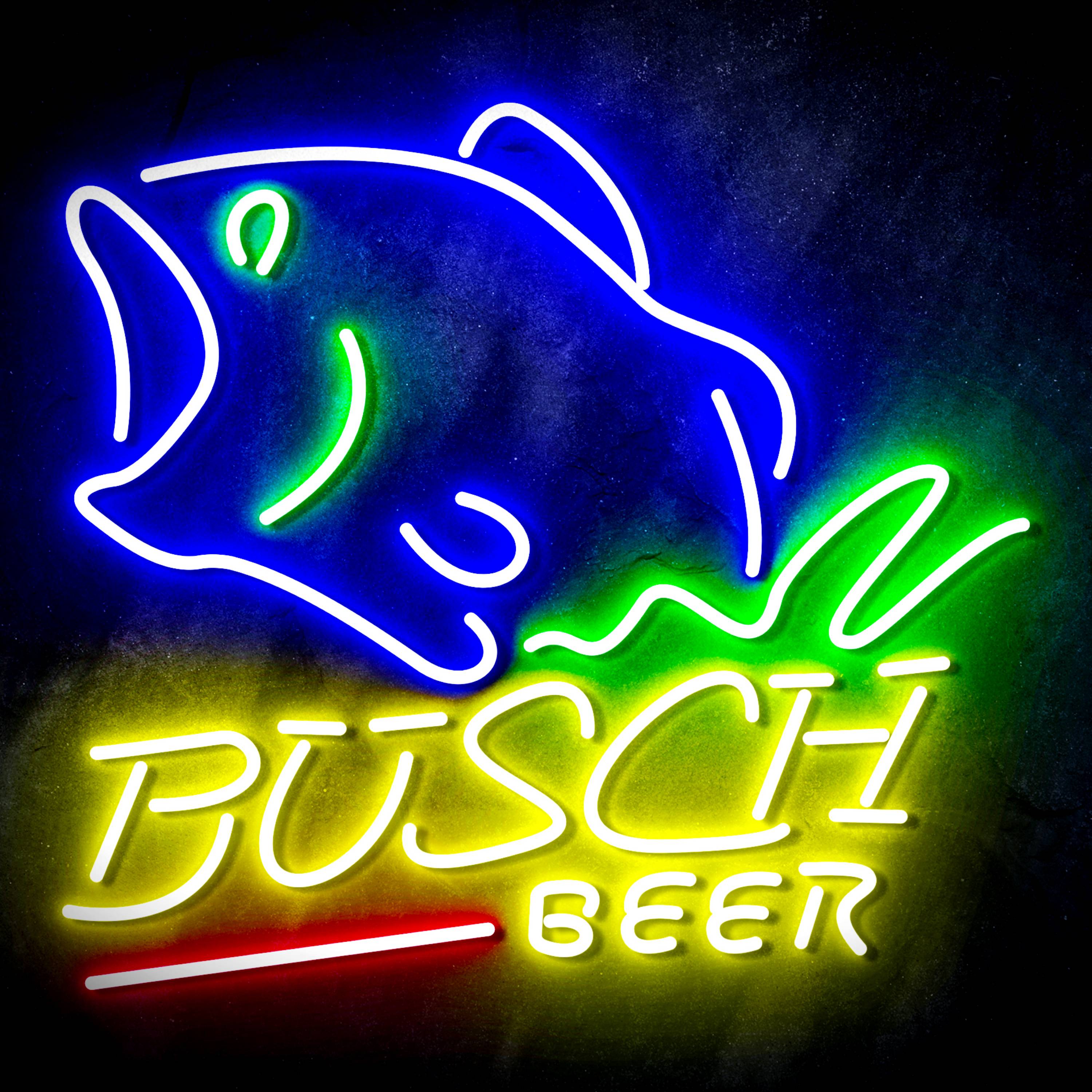 Busch Beer Fish Flex Neon-like LED Sign