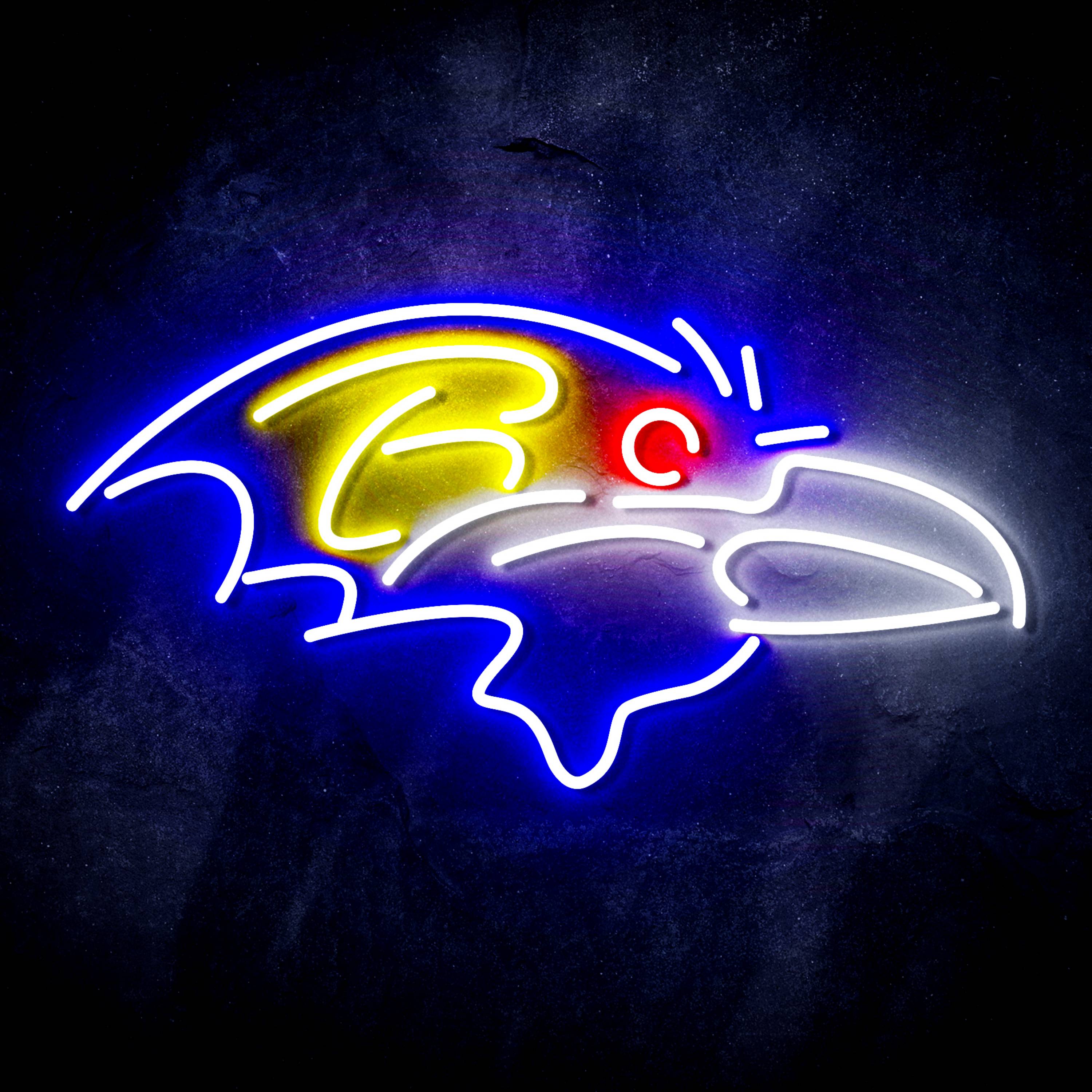 NFL Baltimore Ravens Flex Neon-like LED Sign