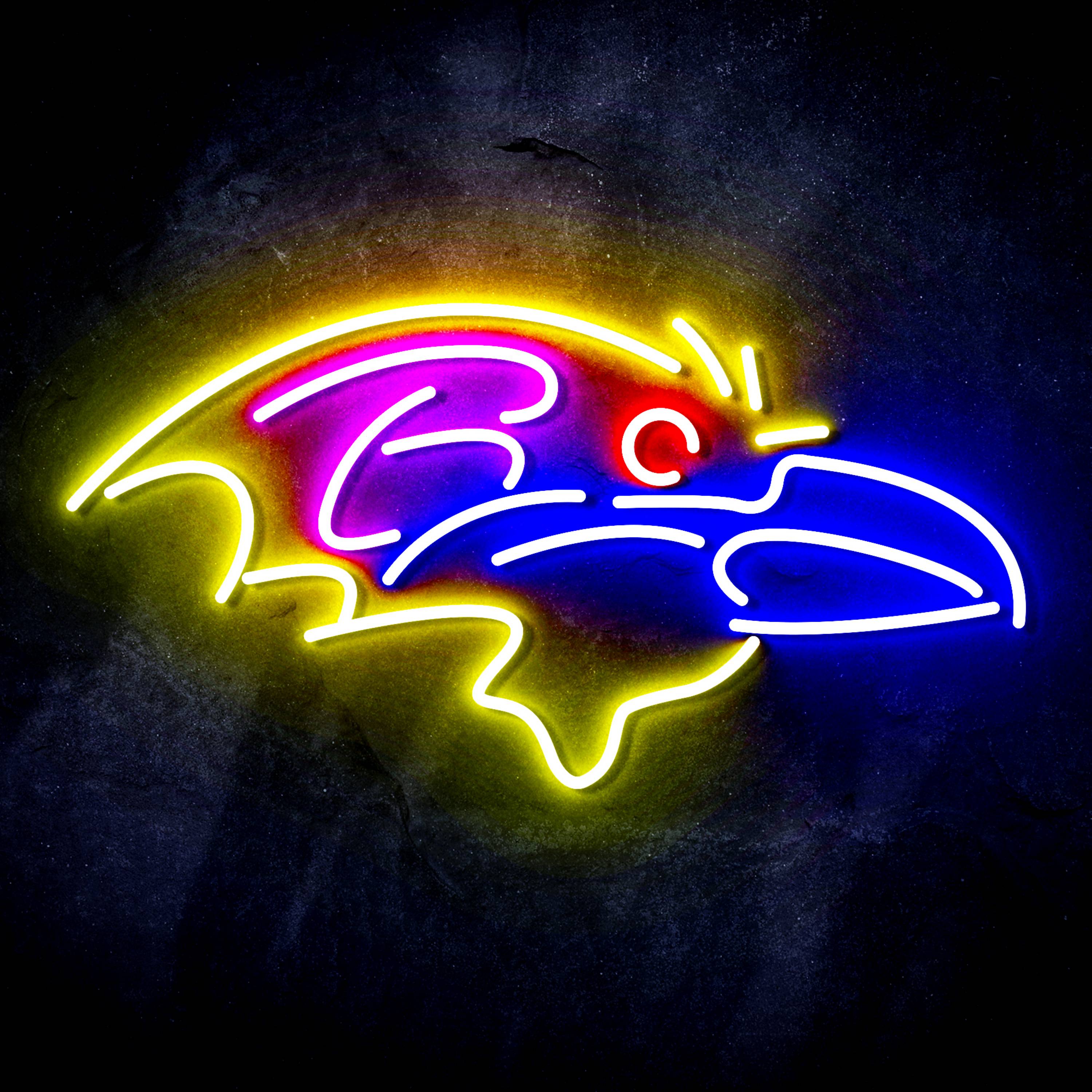 NFL Baltimore Ravens Flex Neon-like LED Sign