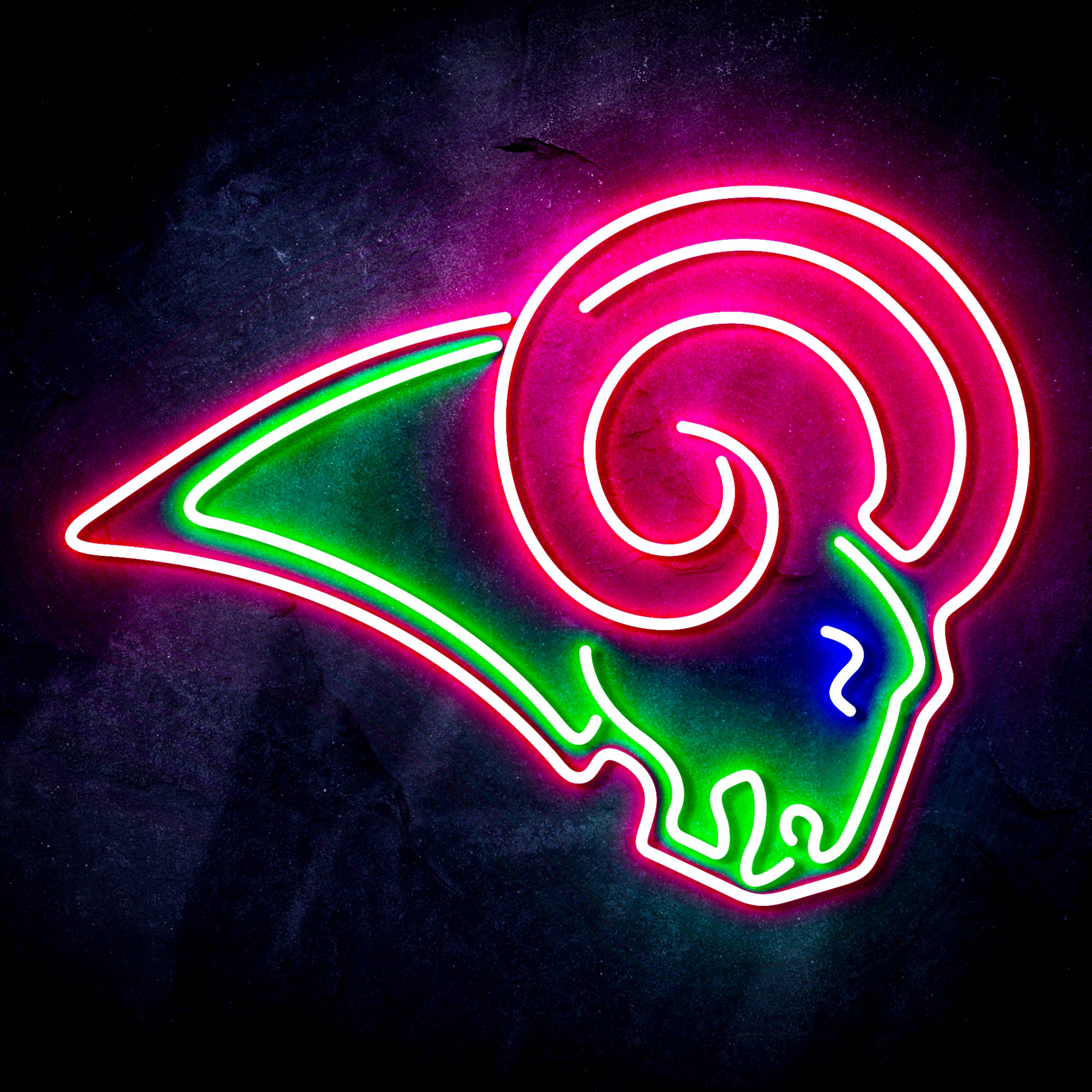 NFL Los Angeles Rams Flex Neon-like LED Sign