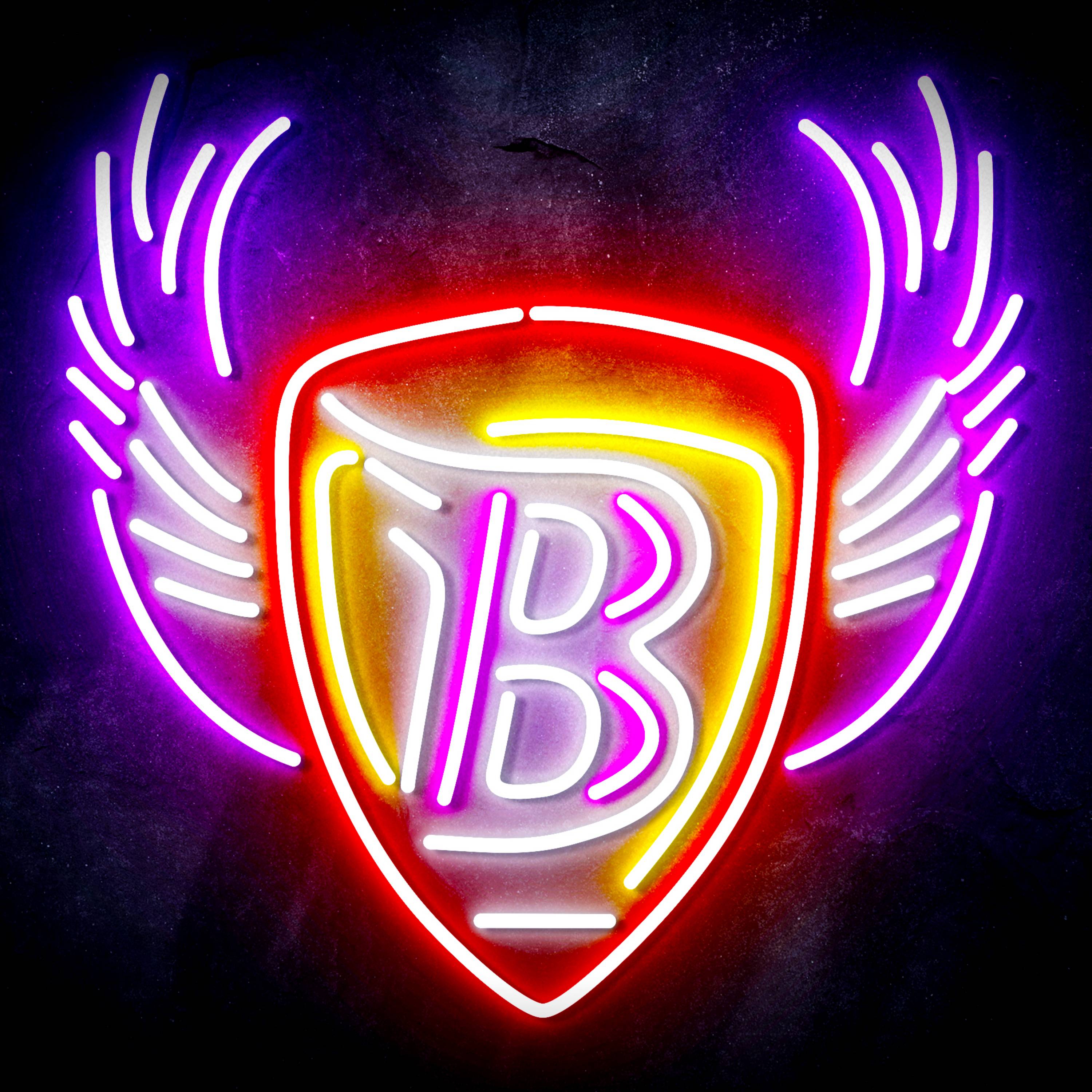 NFL Baltimore Ravens Flex Neon-like LED Sign