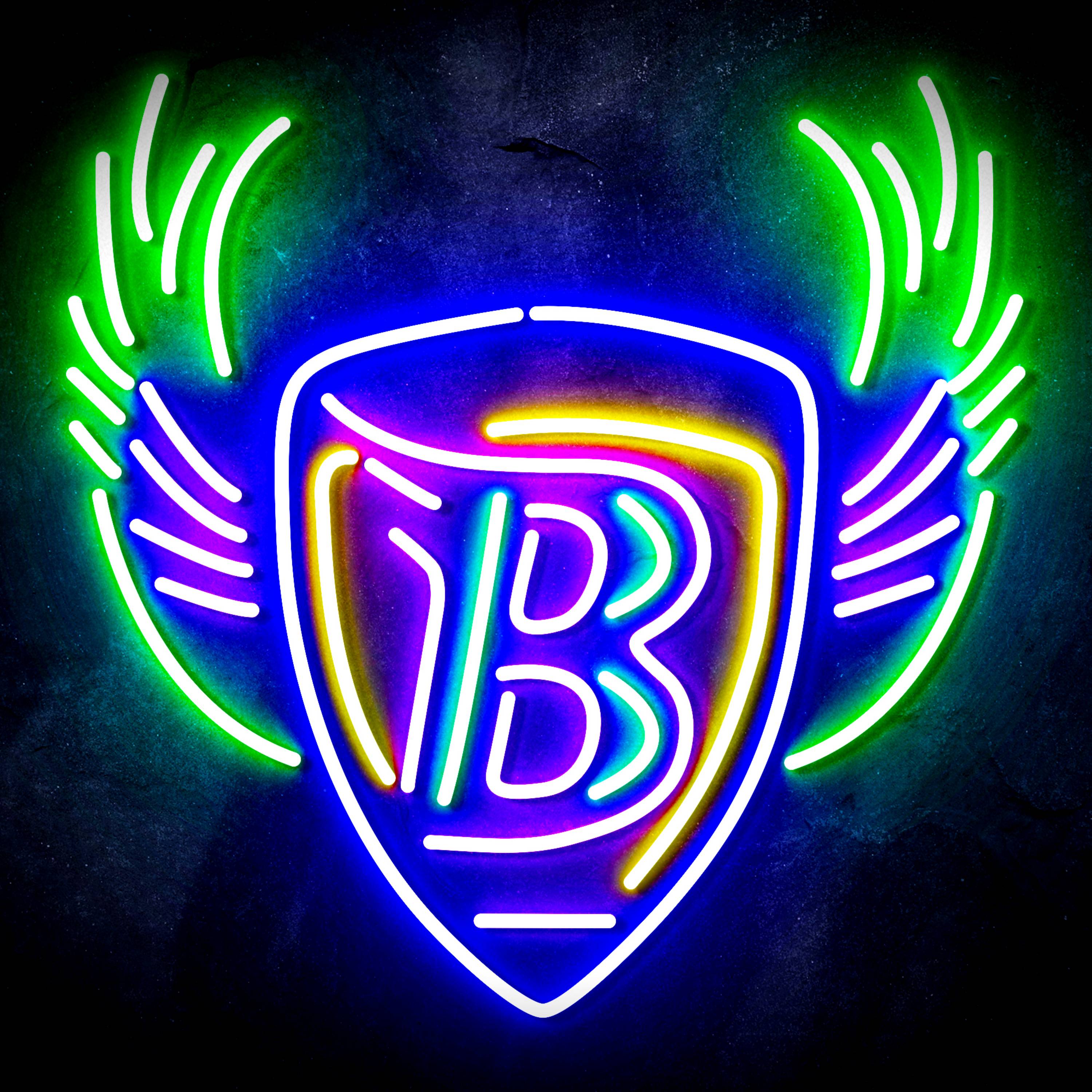 NFL Baltimore Ravens Flex Neon-like LED Sign
