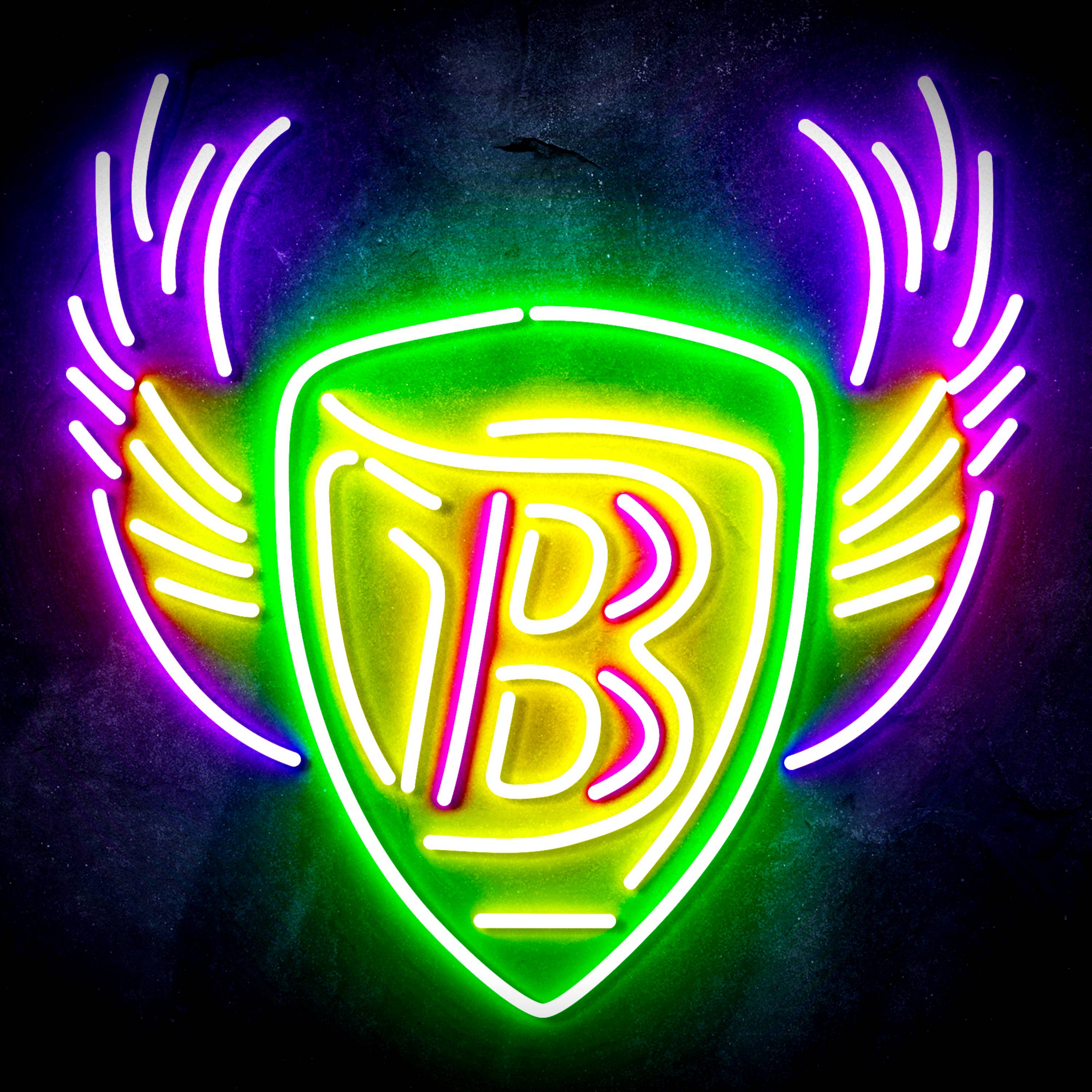 NFL Baltimore Ravens Flex Neon-like LED Sign