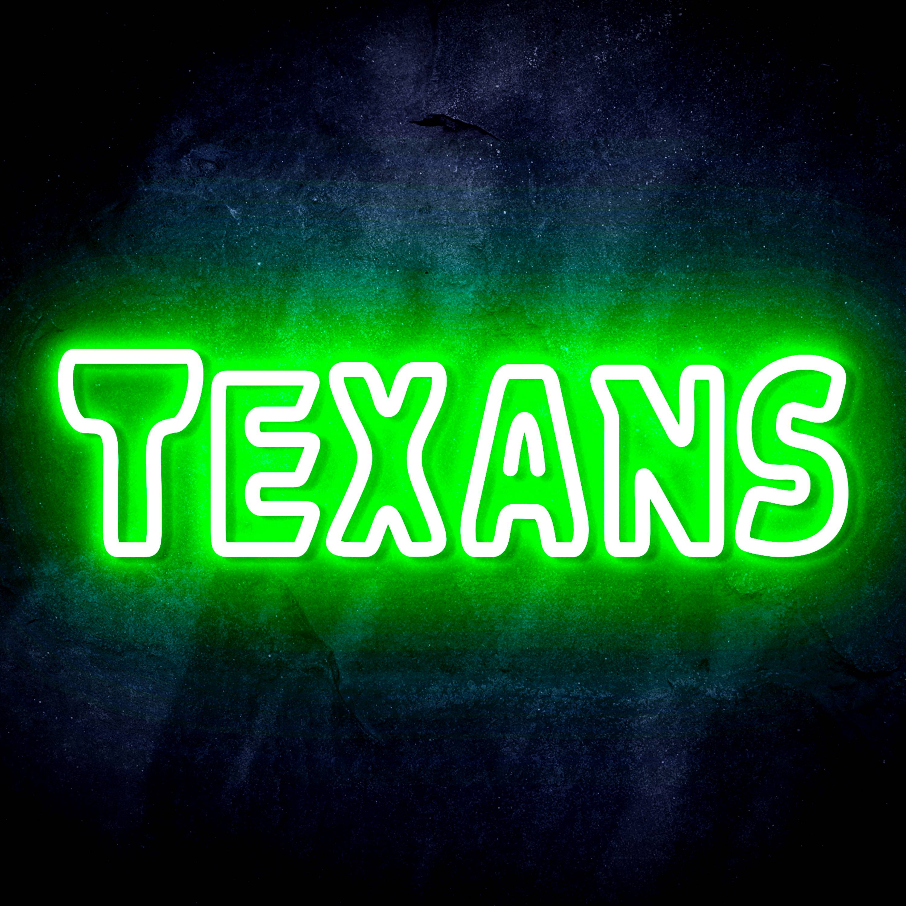 NFL TEXANS Flex Neon-like LED Sign
