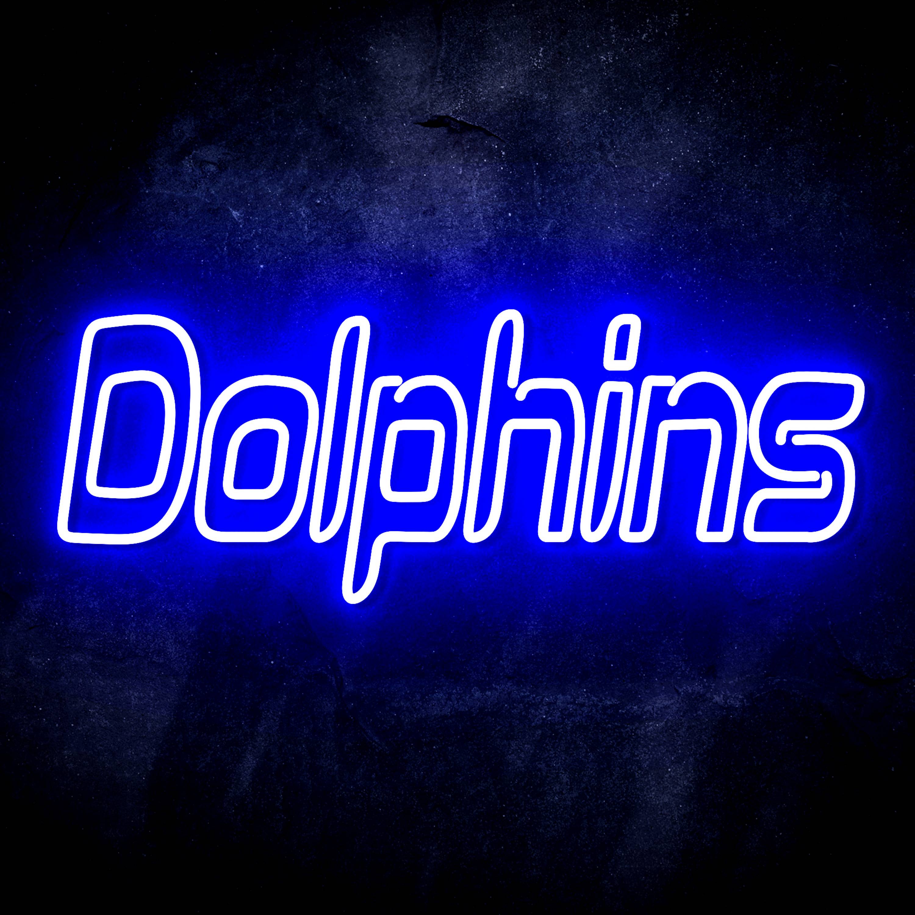 NFL Dolphins Flex Neon-like LED Sign