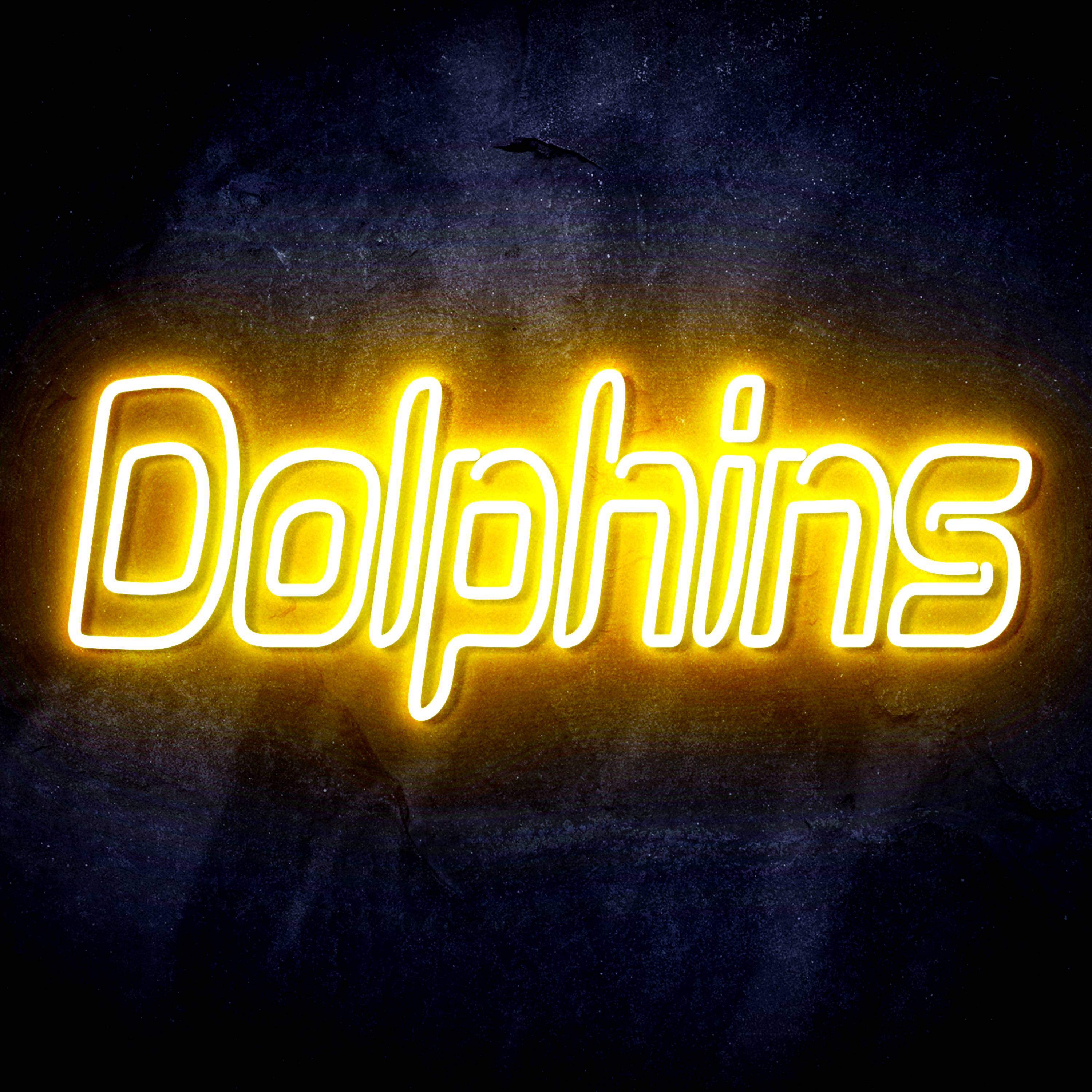 NFL Dolphins Flex Neon-like LED Sign