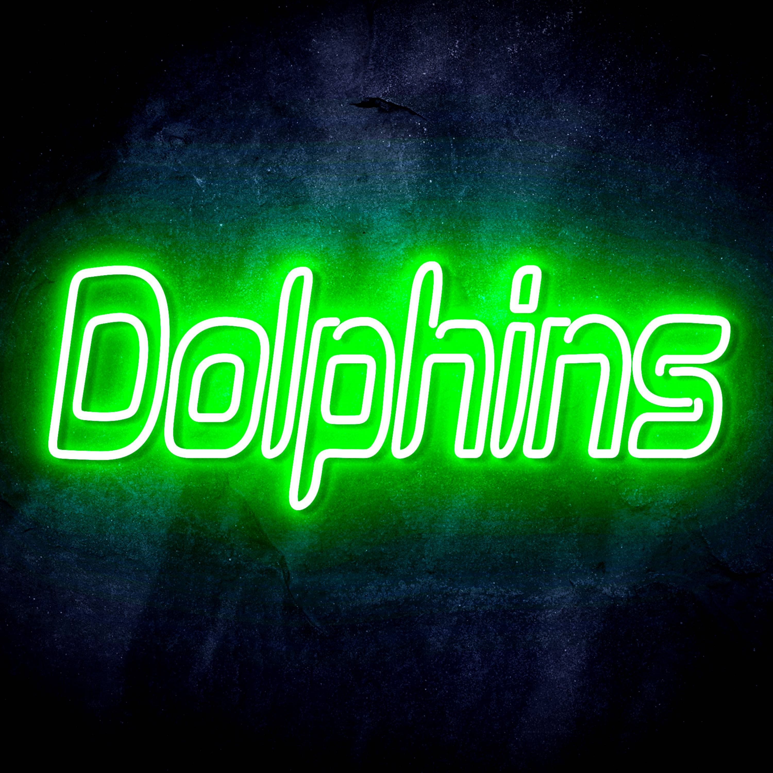 NFL Dolphins Flex Neon-like LED Sign