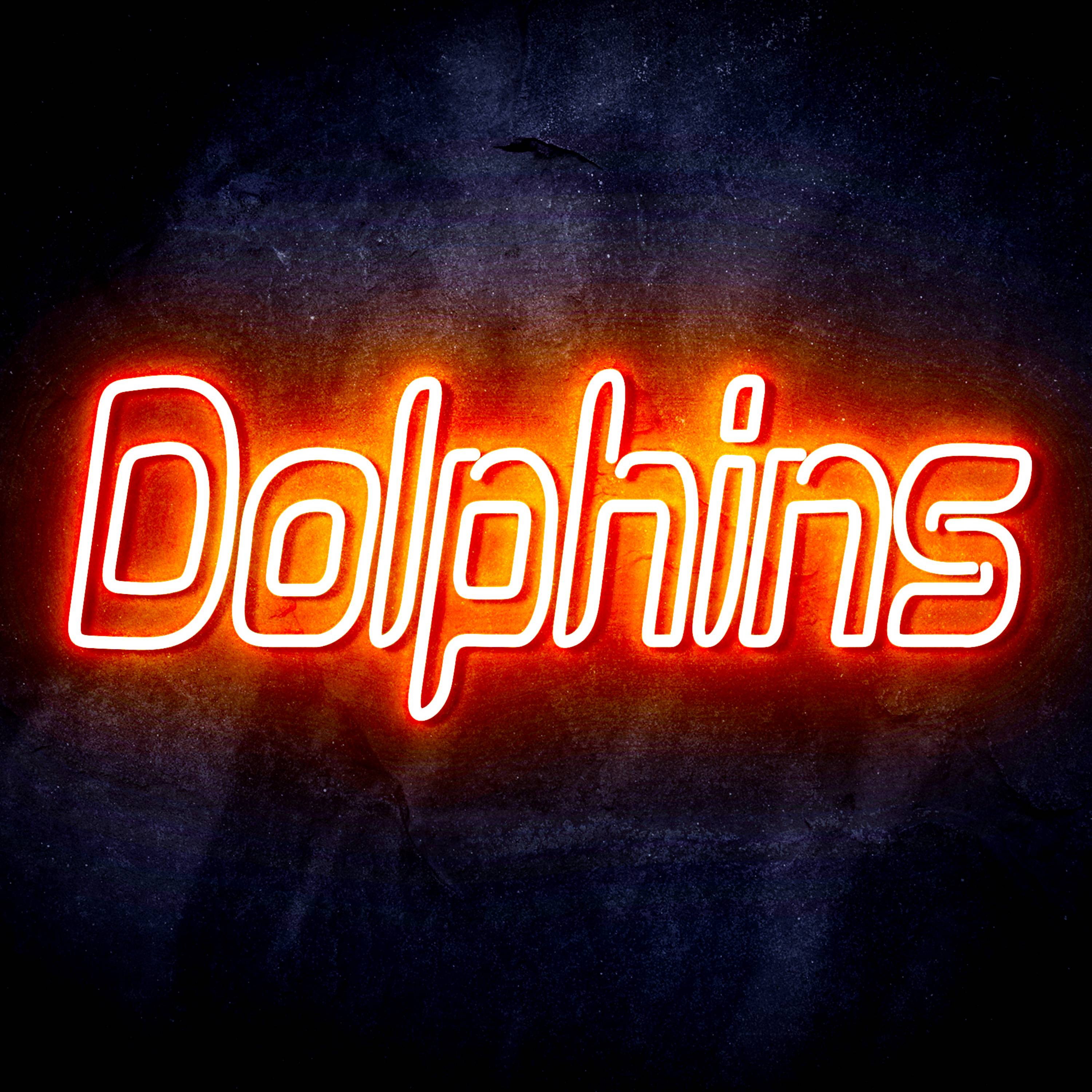 NFL Dolphins Flex Neon-like LED Sign