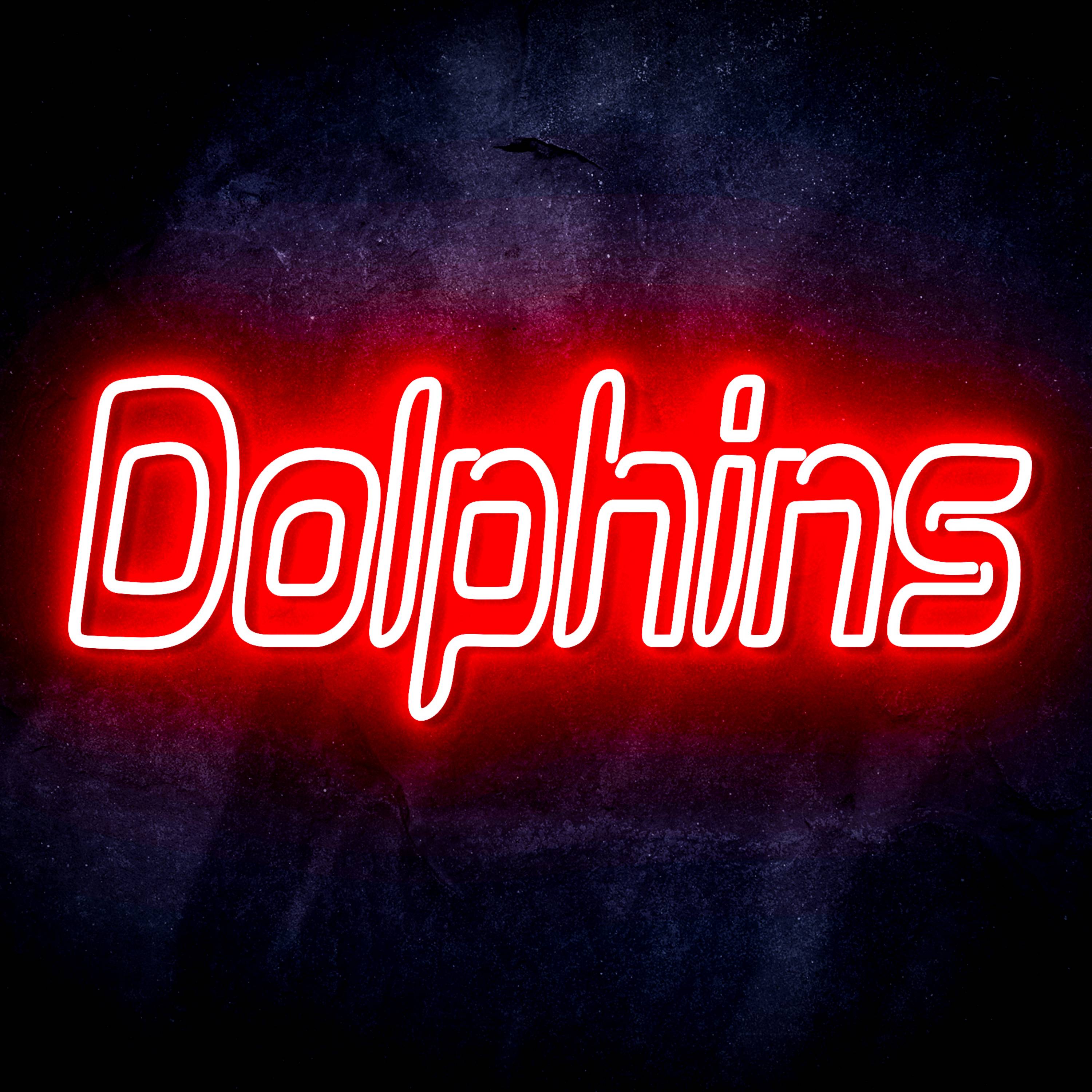 NFL Dolphins Flex Neon-like LED Sign