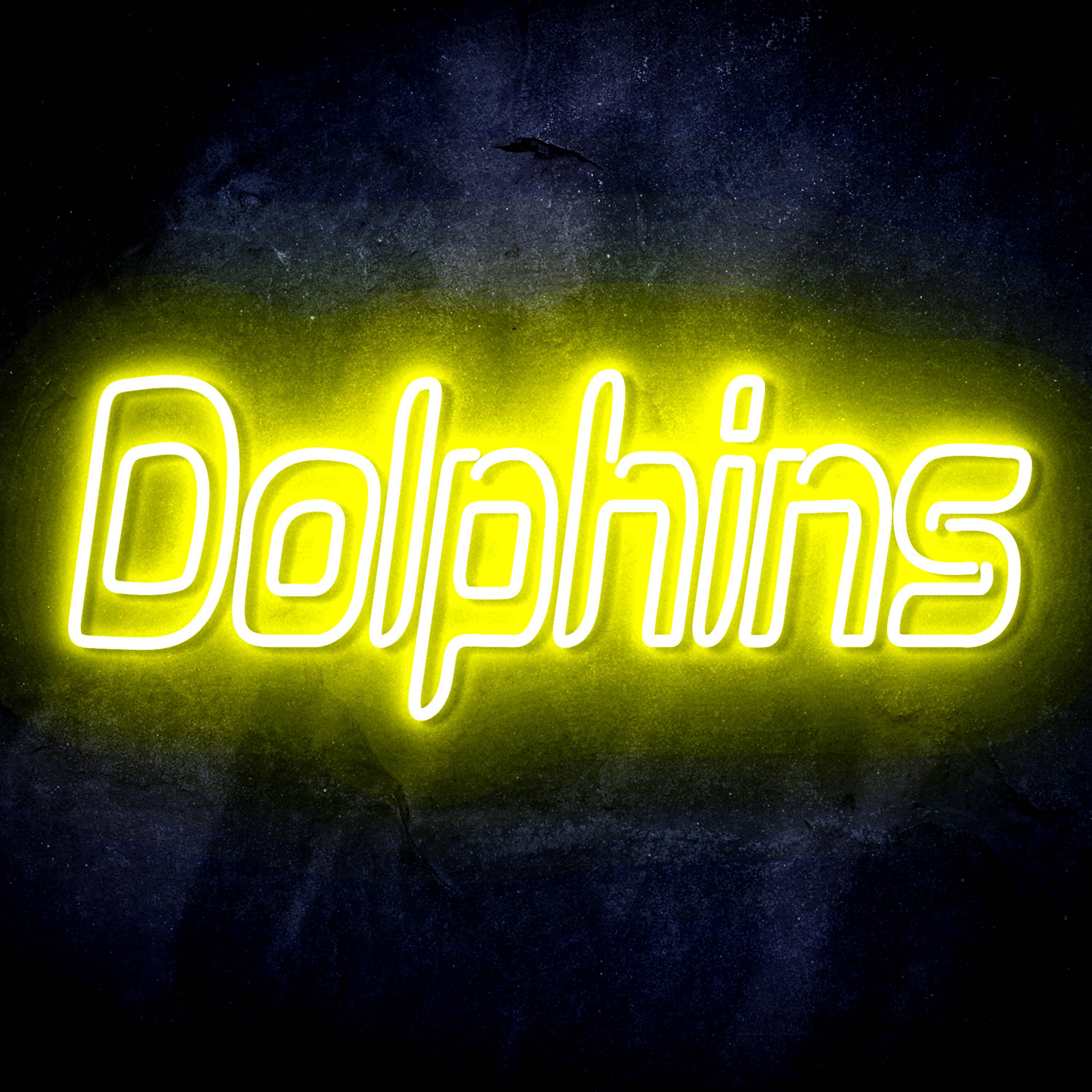 NFL Dolphins Flex Neon-like LED Sign