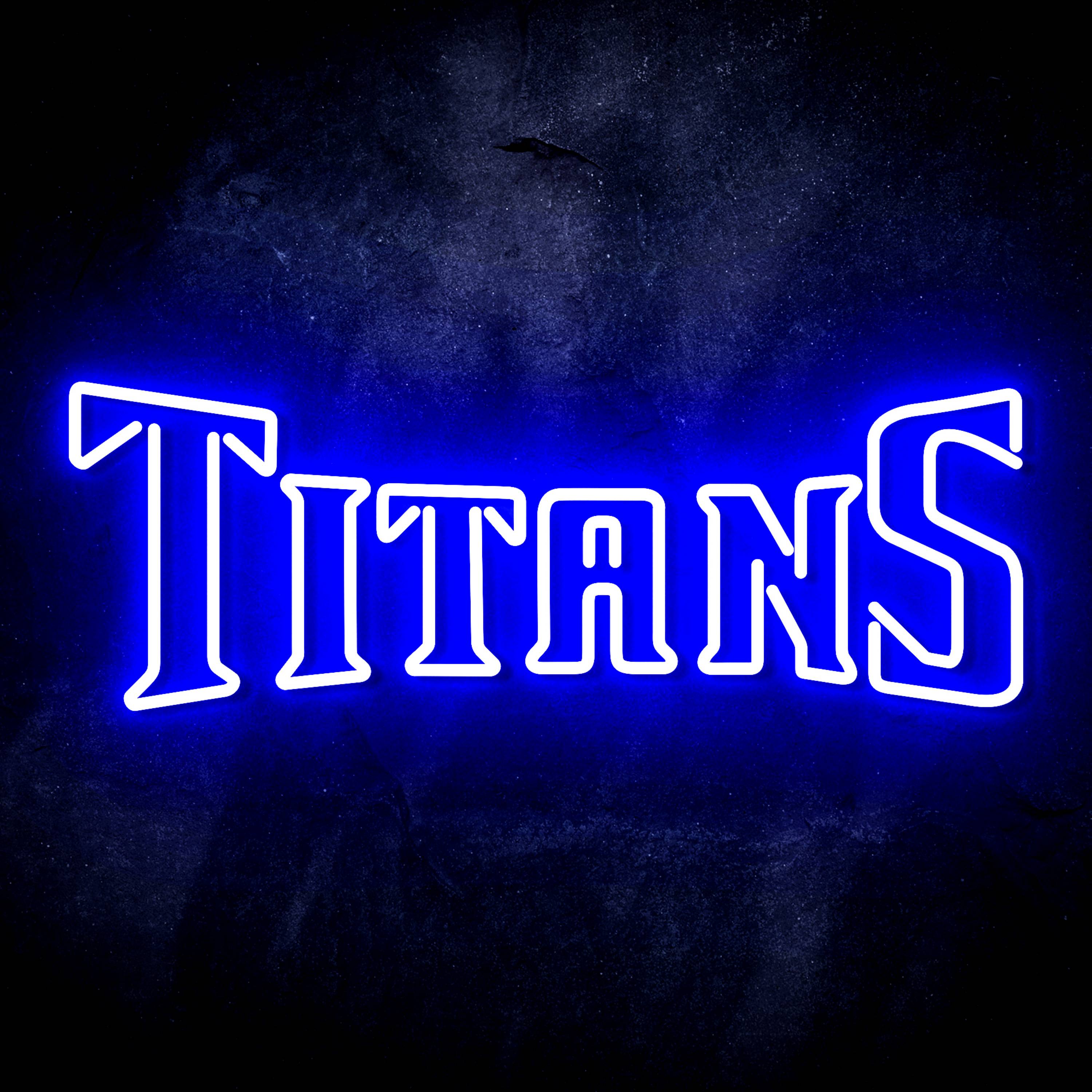 NFL TITANS Flex Neon-like LED Sign