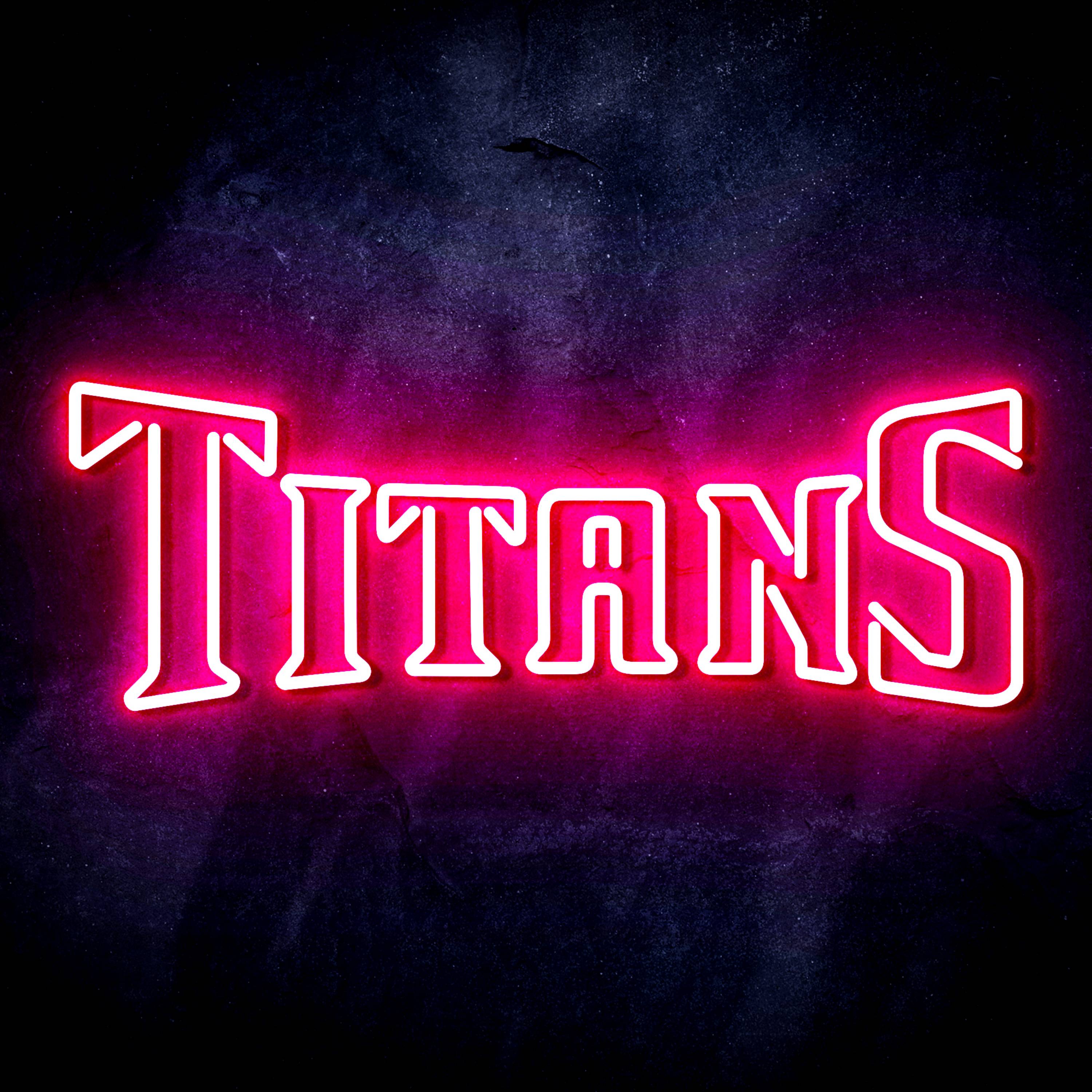 NFL TITANS Flex Neon-like LED Sign
