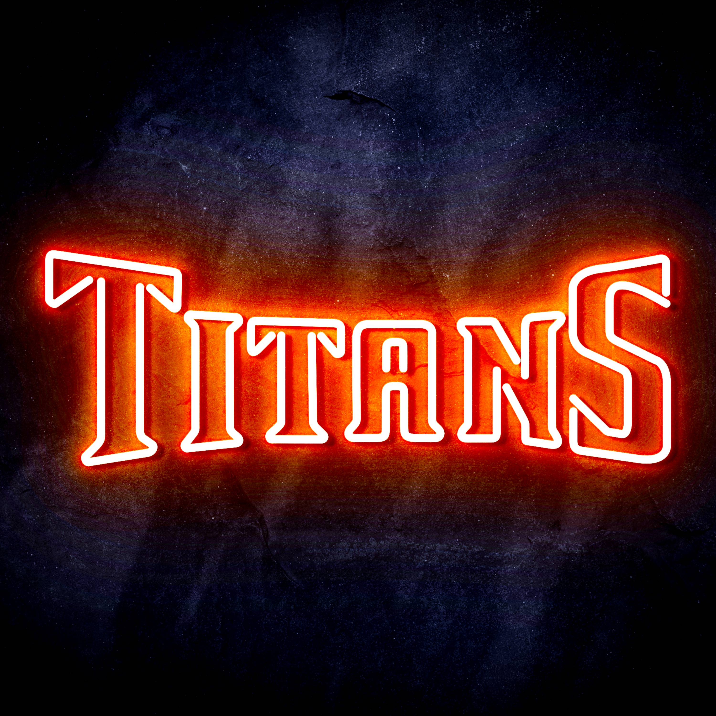 NFL TITANS Flex Neon-like LED Sign