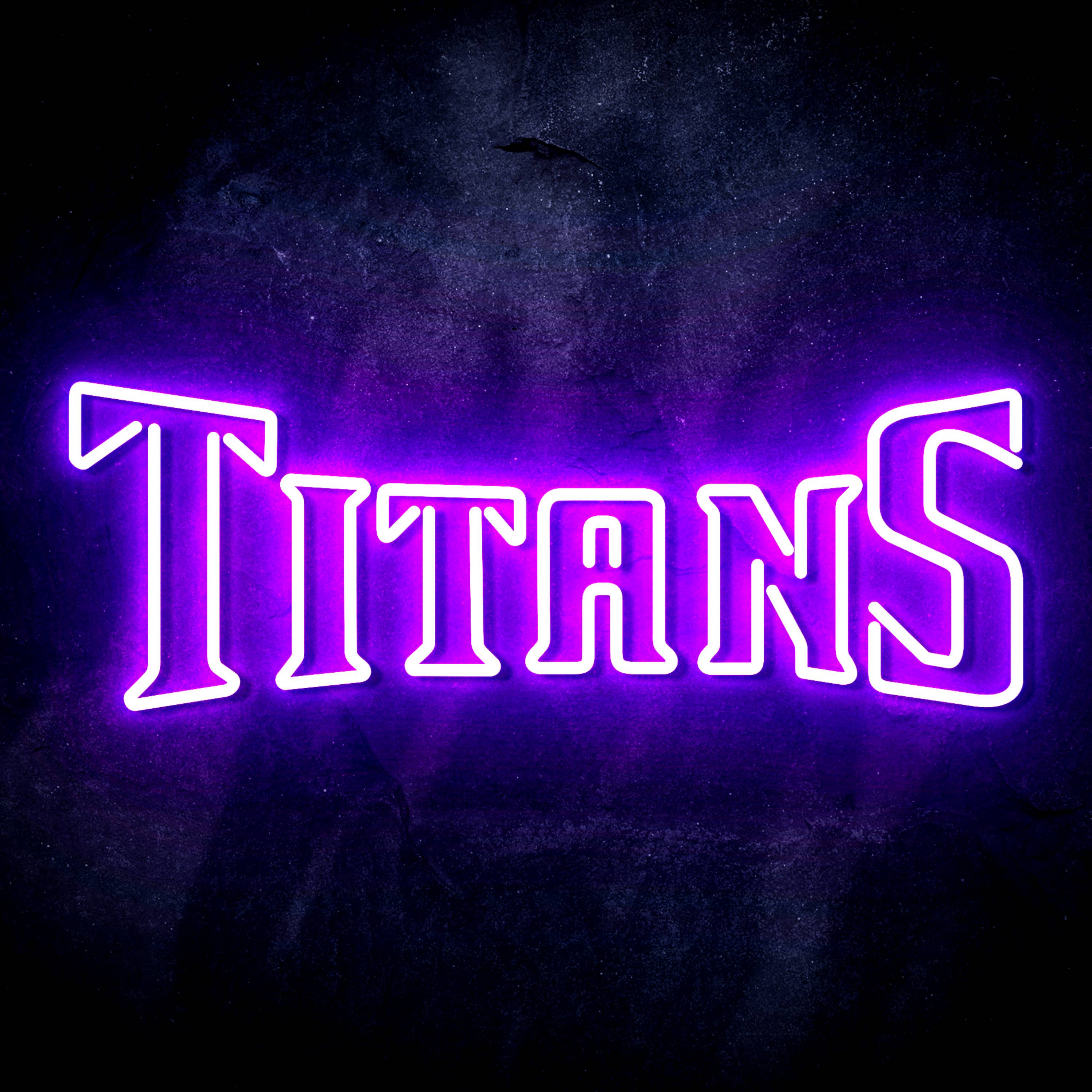 NFL TITANS Flex Neon-like LED Sign