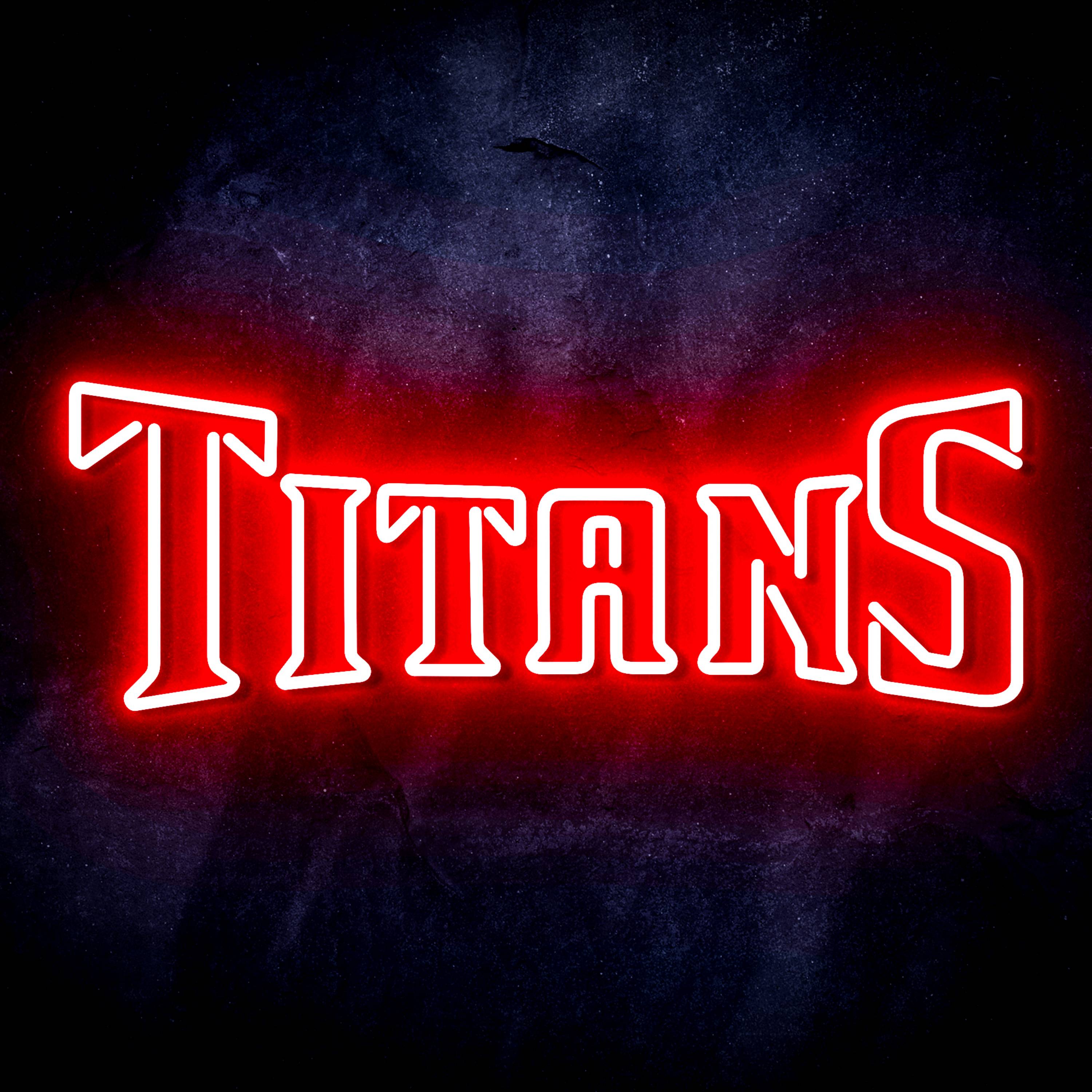 NFL TITANS Flex Neon-like LED Sign