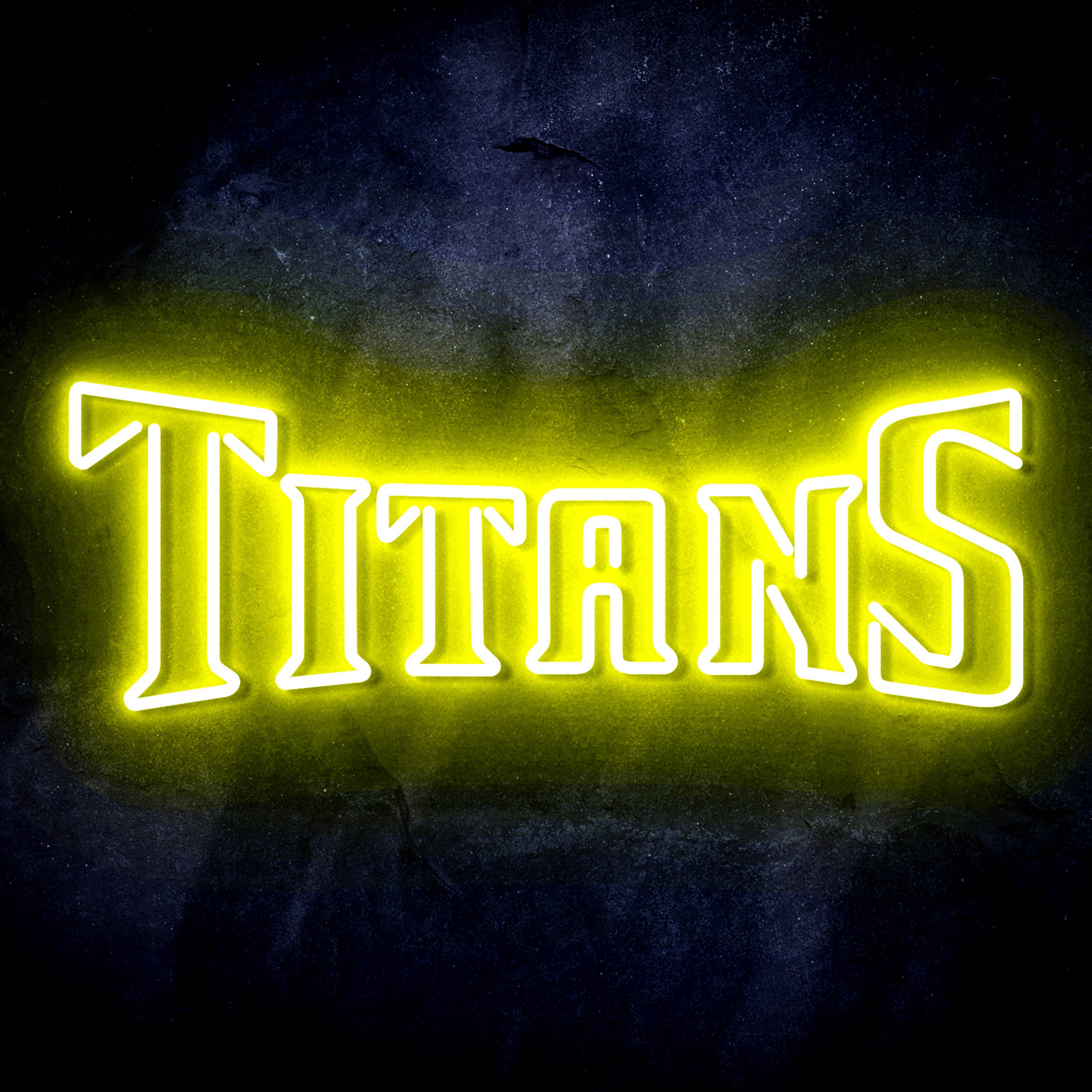 NFL TITANS Flex Neon-like LED Sign