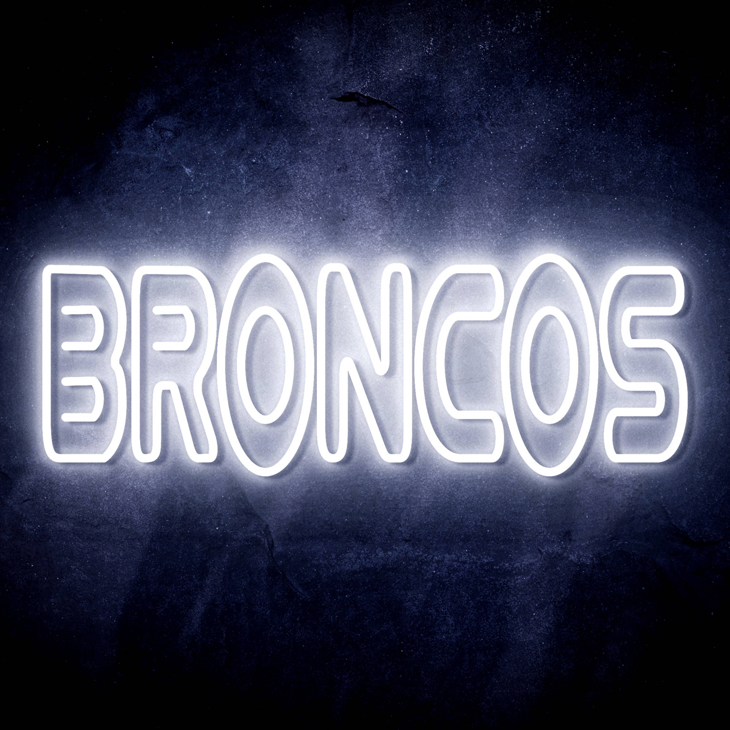 NFL BRONCOS Flex Neon-like LED Sign