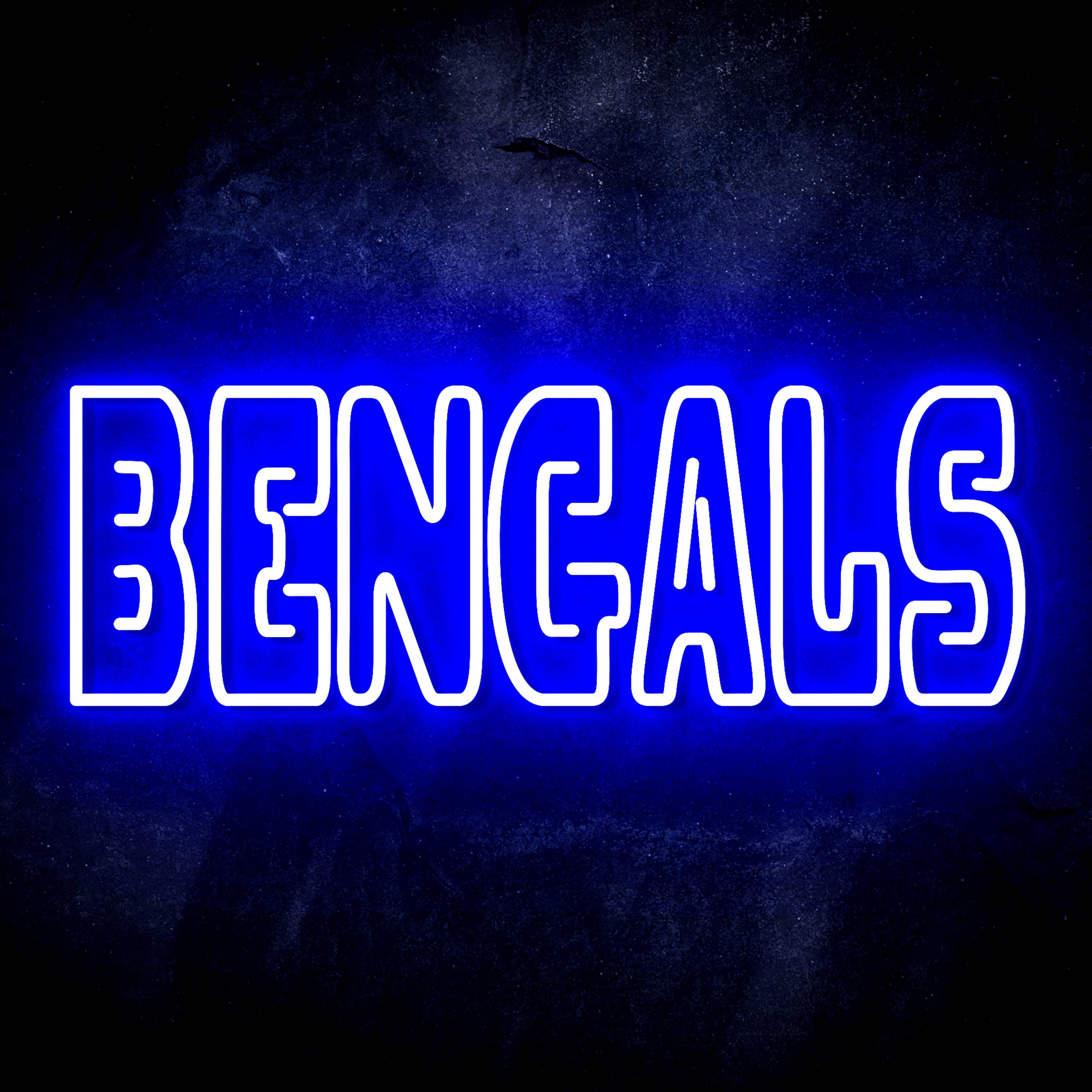 NFL BENGALS Flex Neon-like LED Sign
