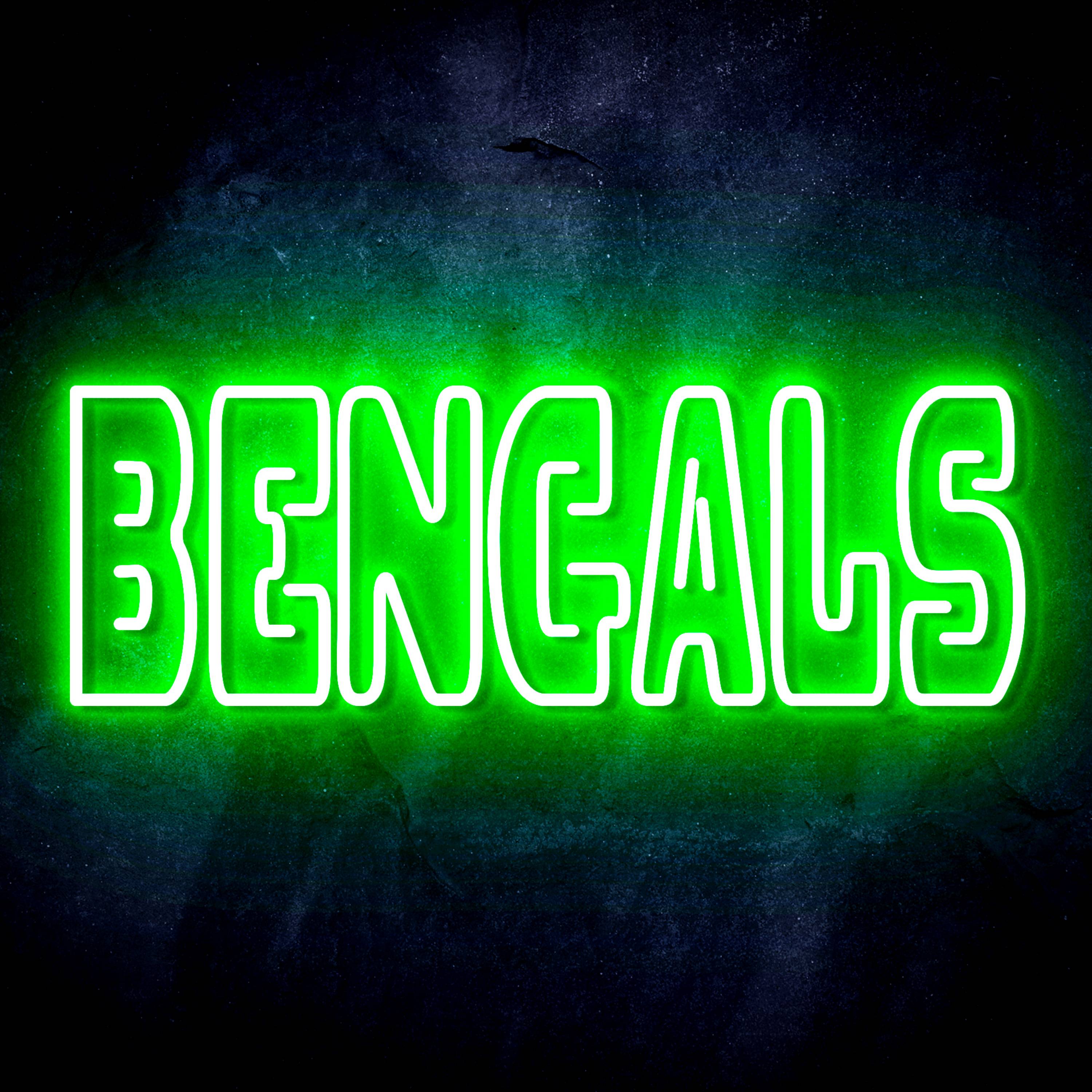 NFL BENGALS Flex Neon-like LED Sign