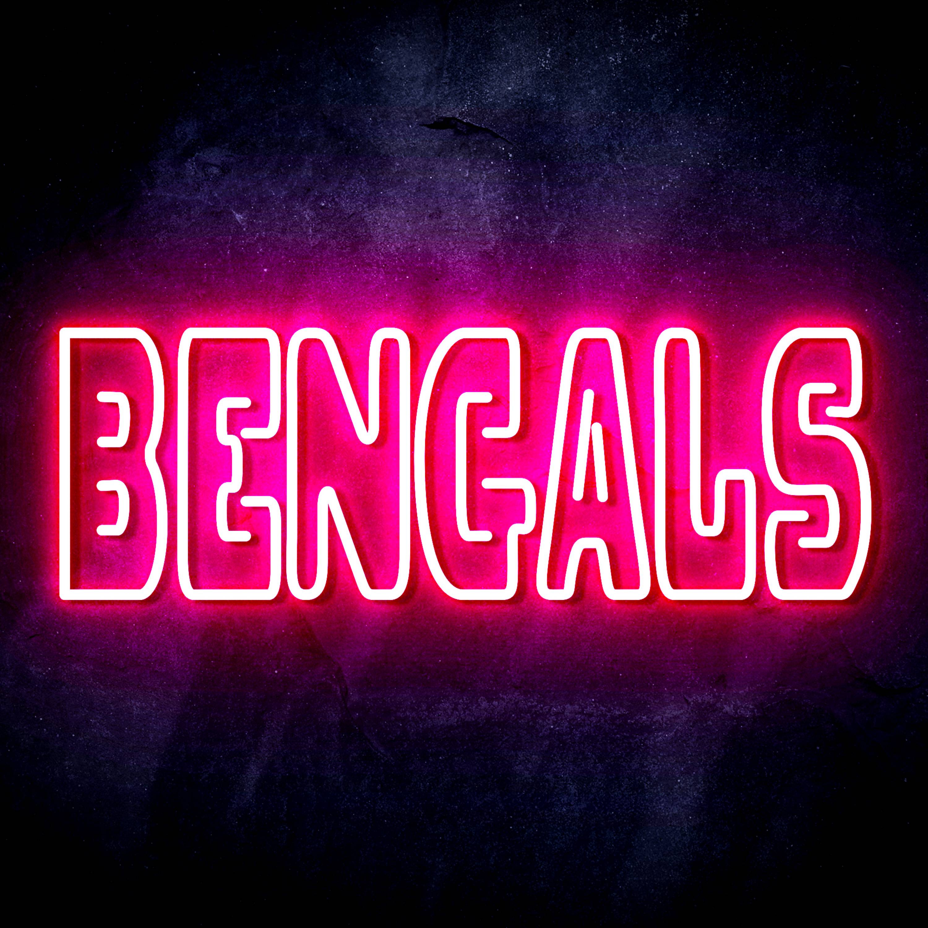 NFL BENGALS Flex Neon-like LED Sign