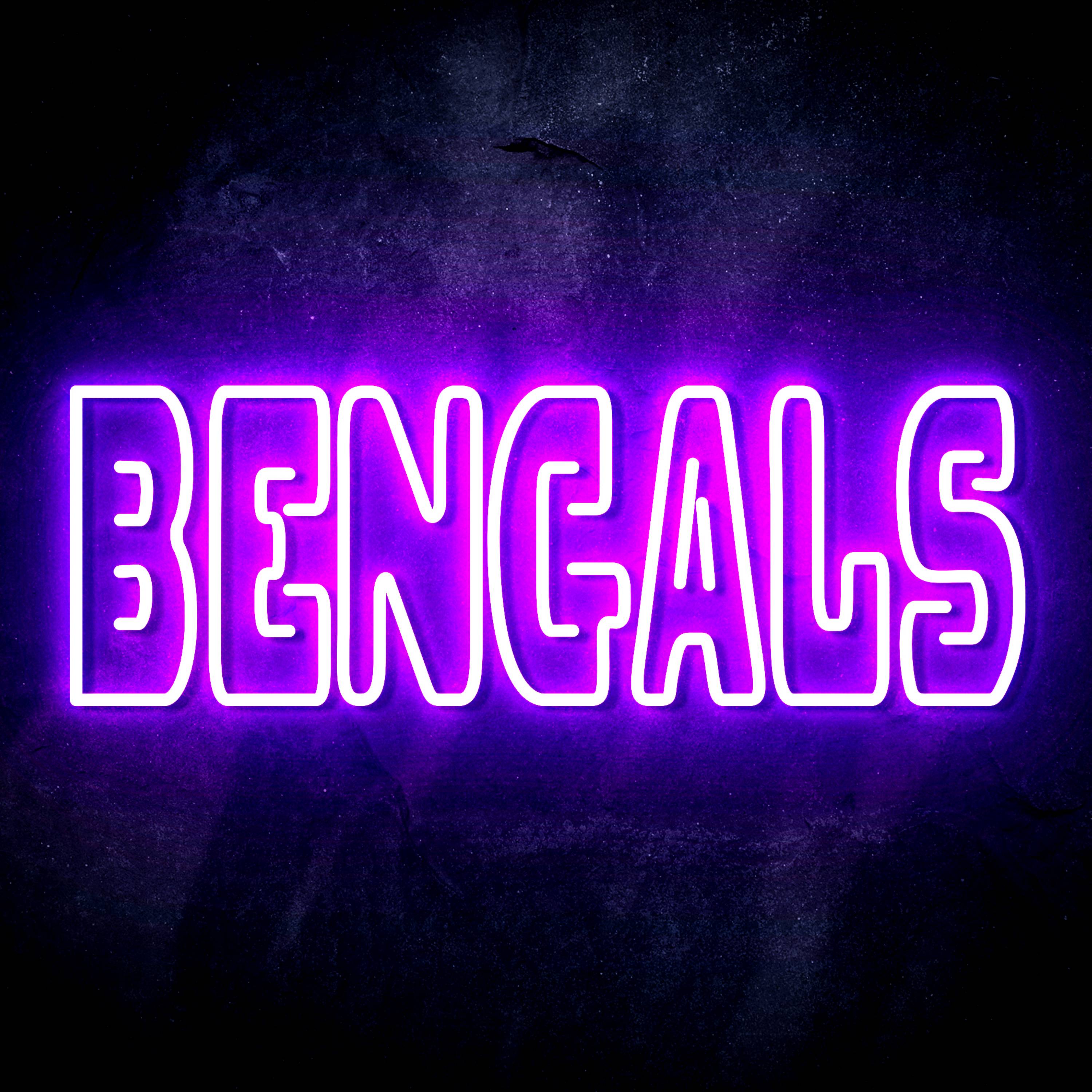 NFL BENGALS Flex Neon-like LED Sign