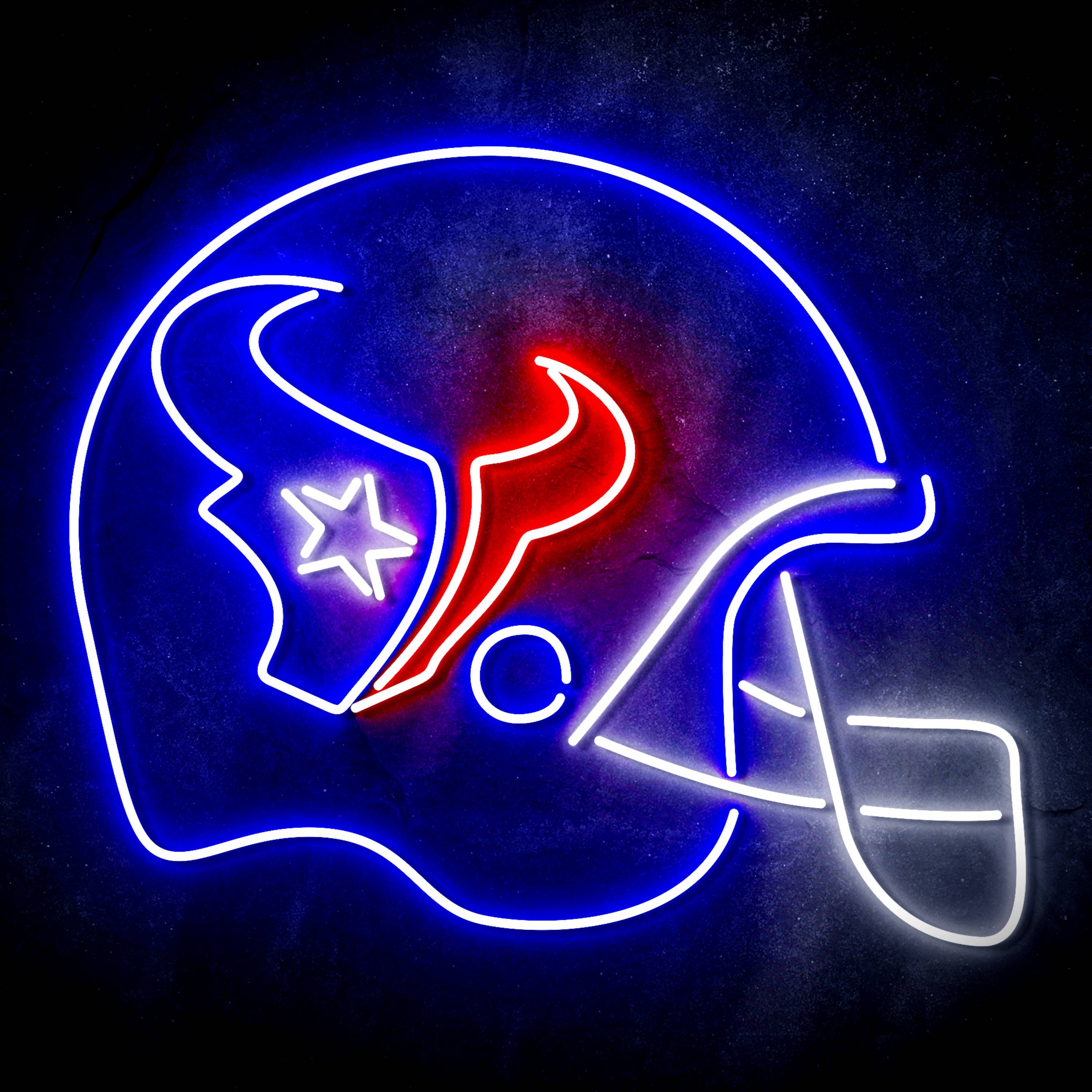 NFL Helmet Houston Texans Flex Neon-like LED Sign