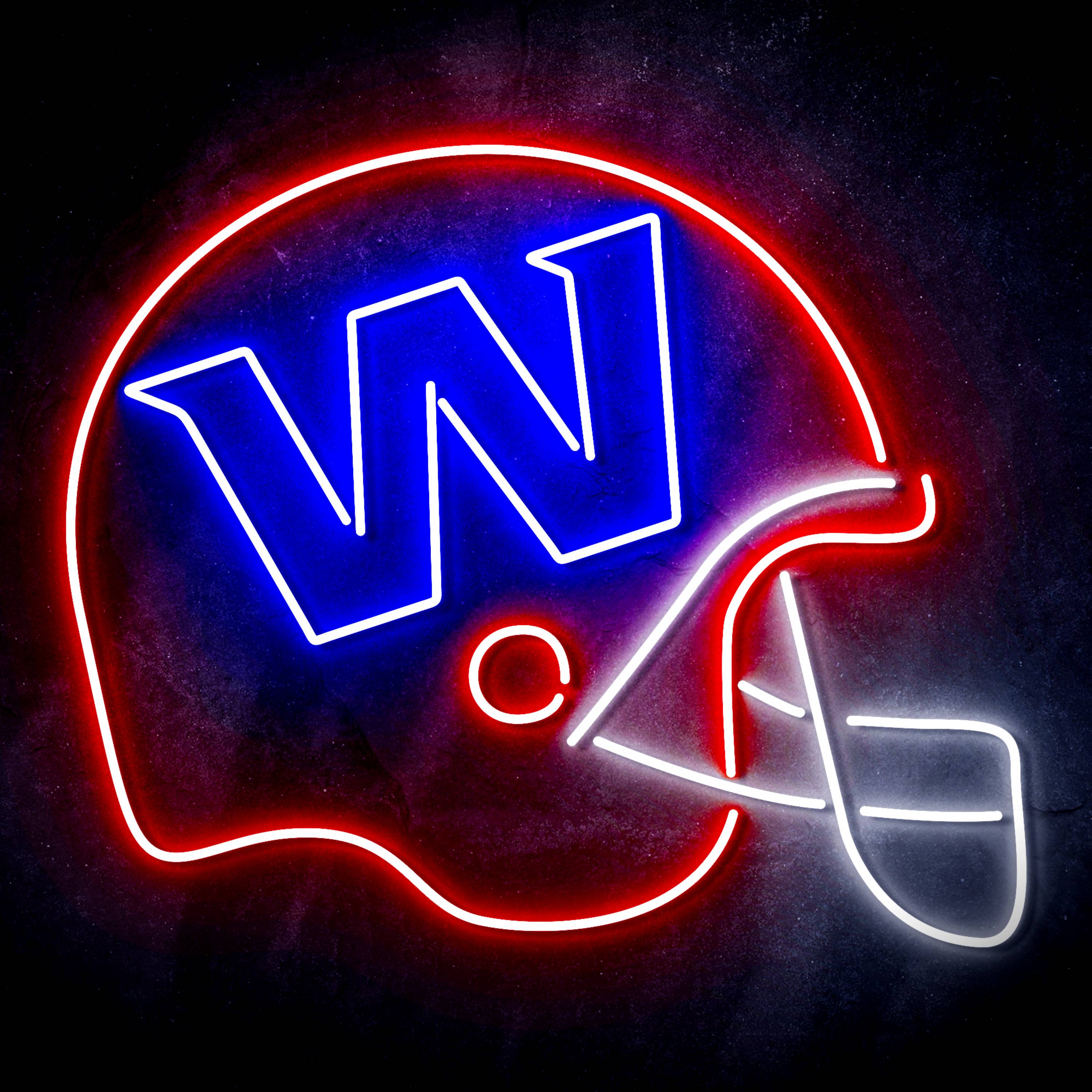 NFL Helmet Washington Football Team Flex Neon-like LED Sign