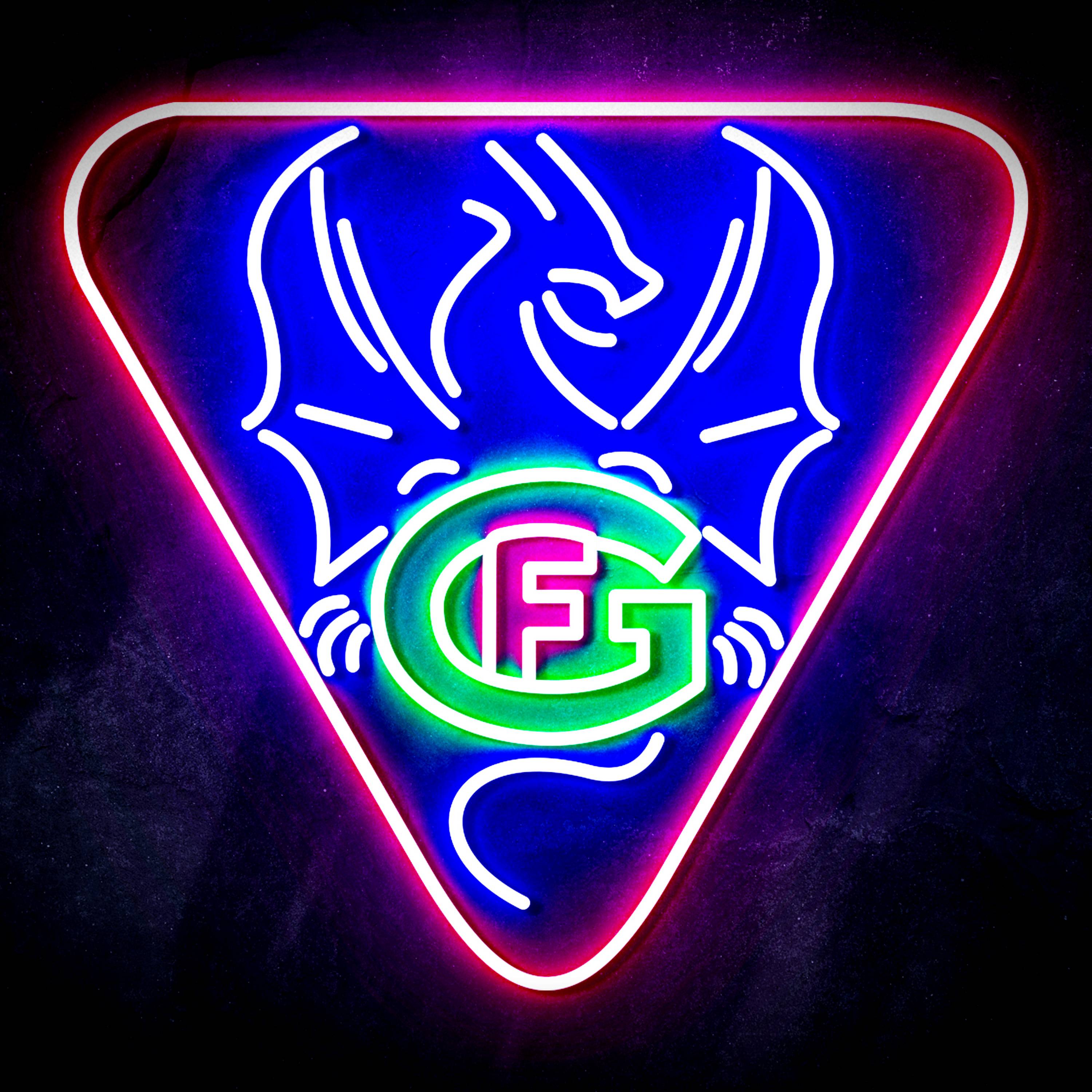 Hockey Club Fribourg-Gott茅ron logo Flex Neon-like LED Sign