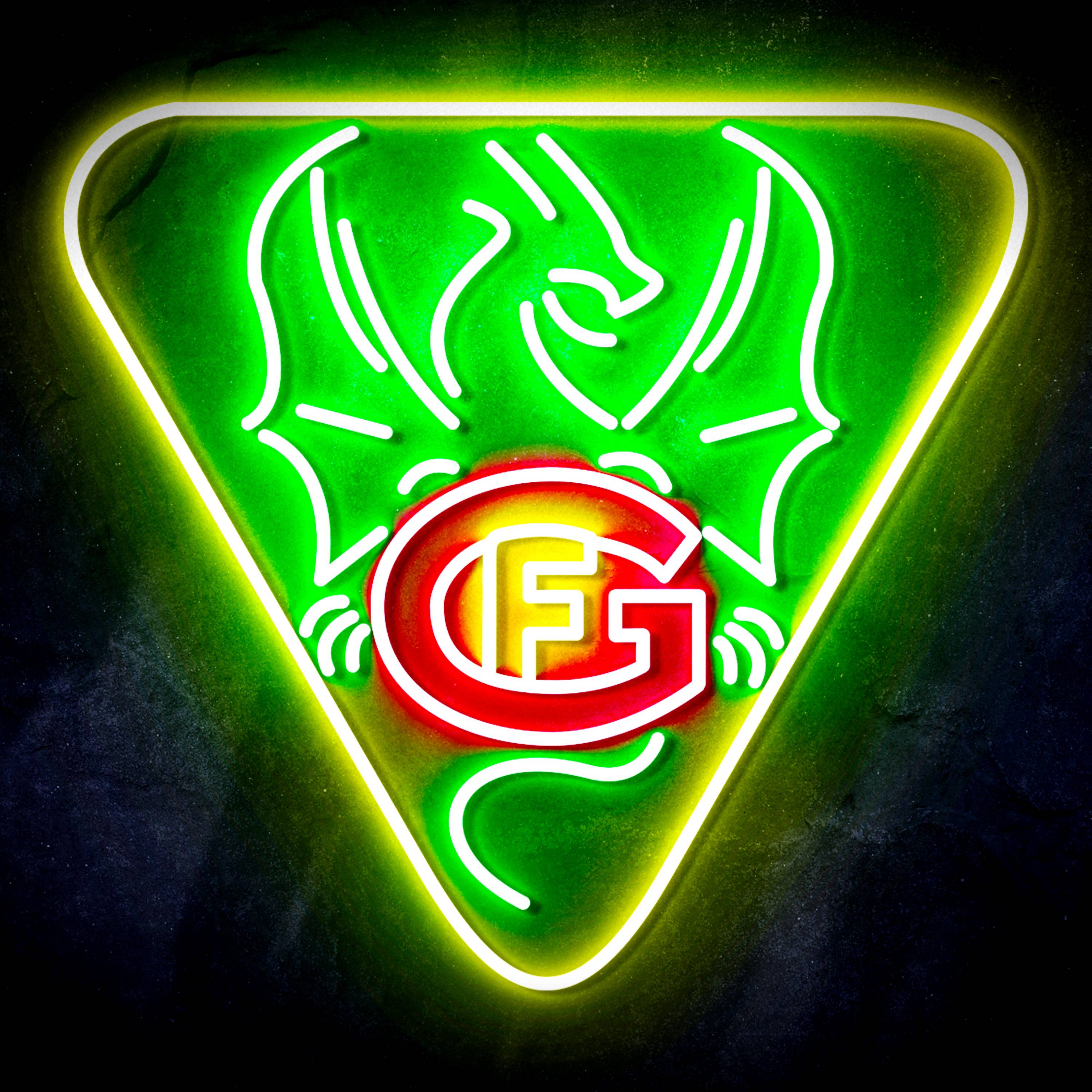 Hockey Club Fribourg-Gott茅ron logo Flex Neon-like LED Sign